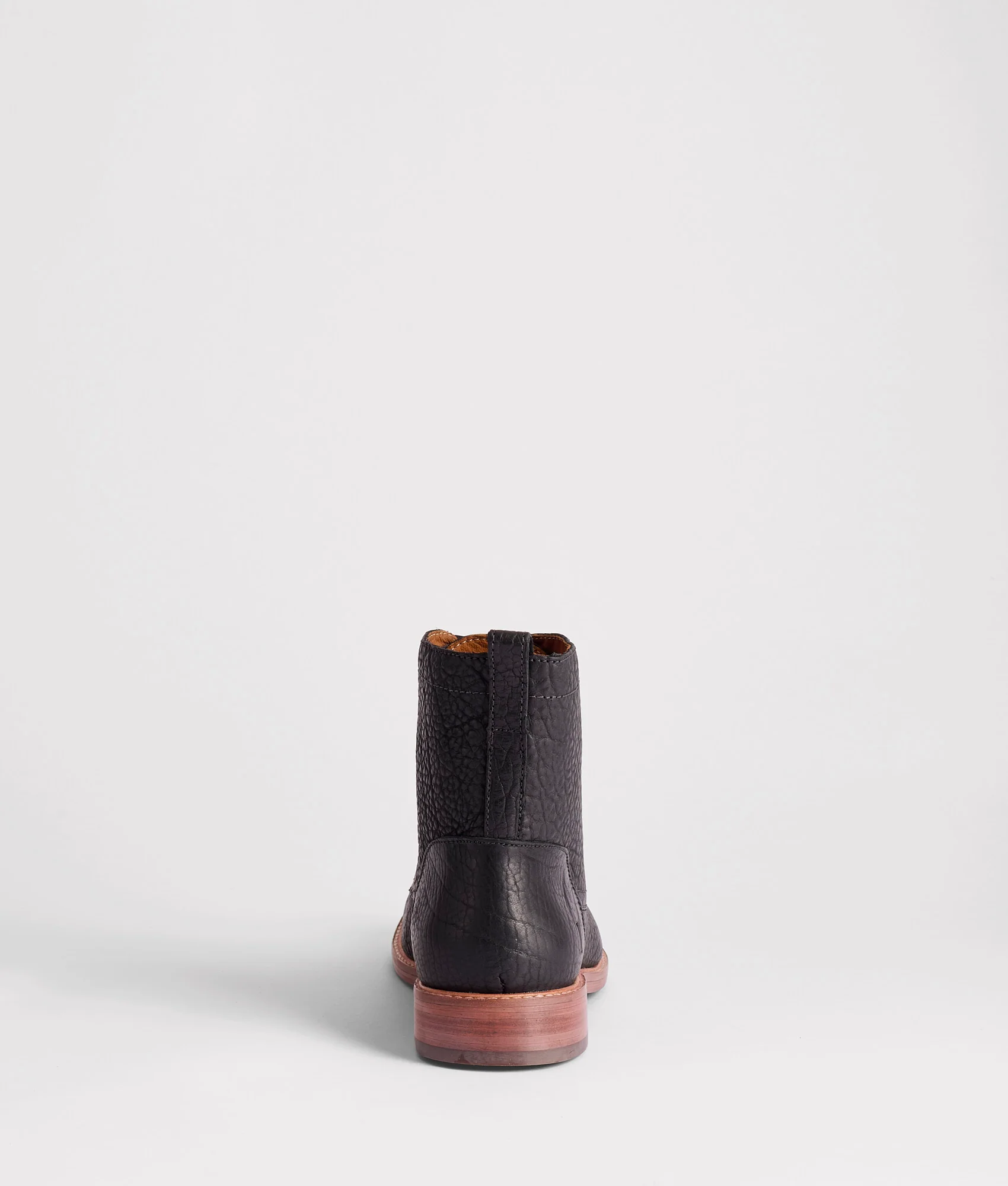 6" Lace Up Derby Boot :: Black - Image 5