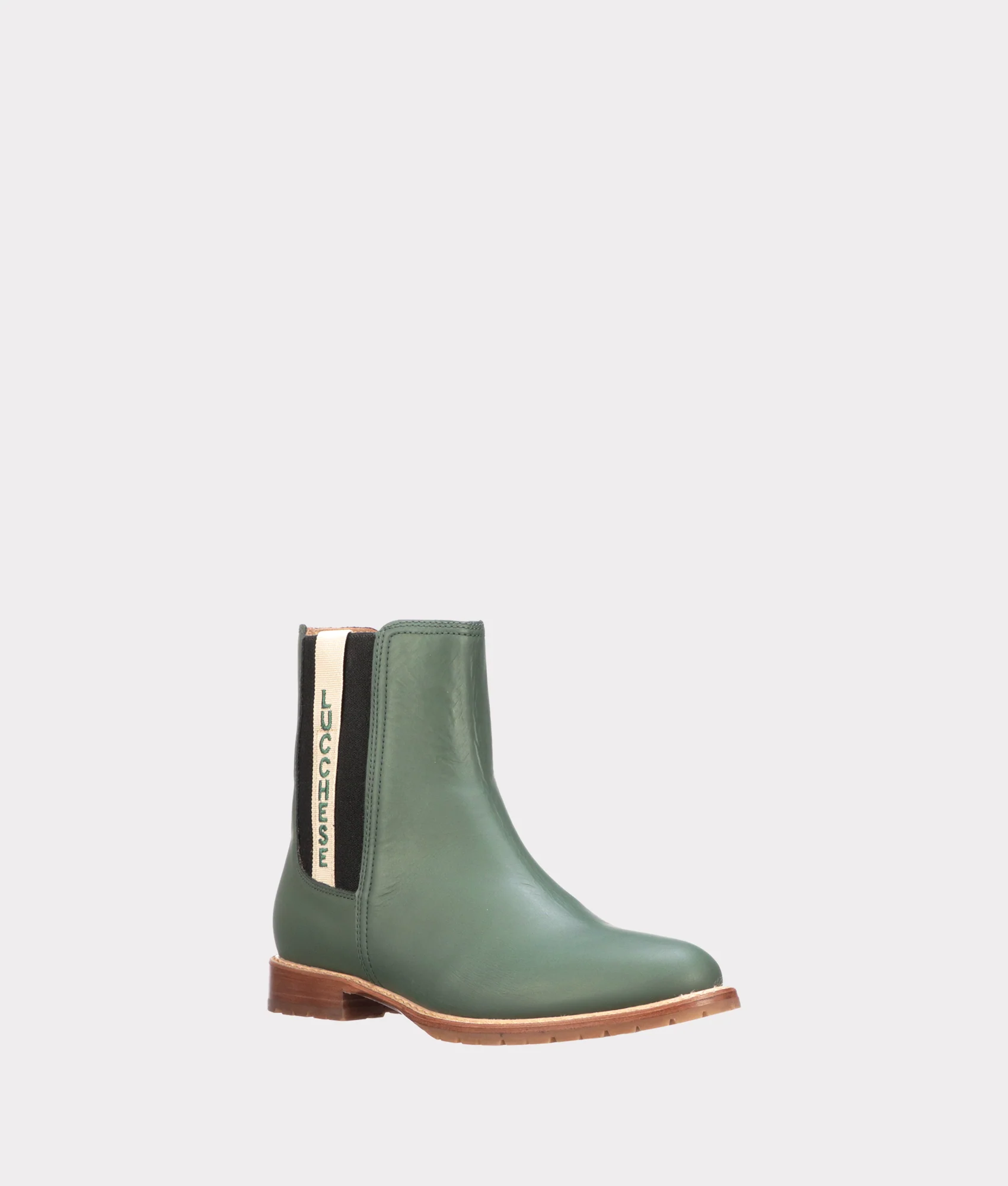All-Weather Ladies Garden Boot :: Military Green + Black - Image 4