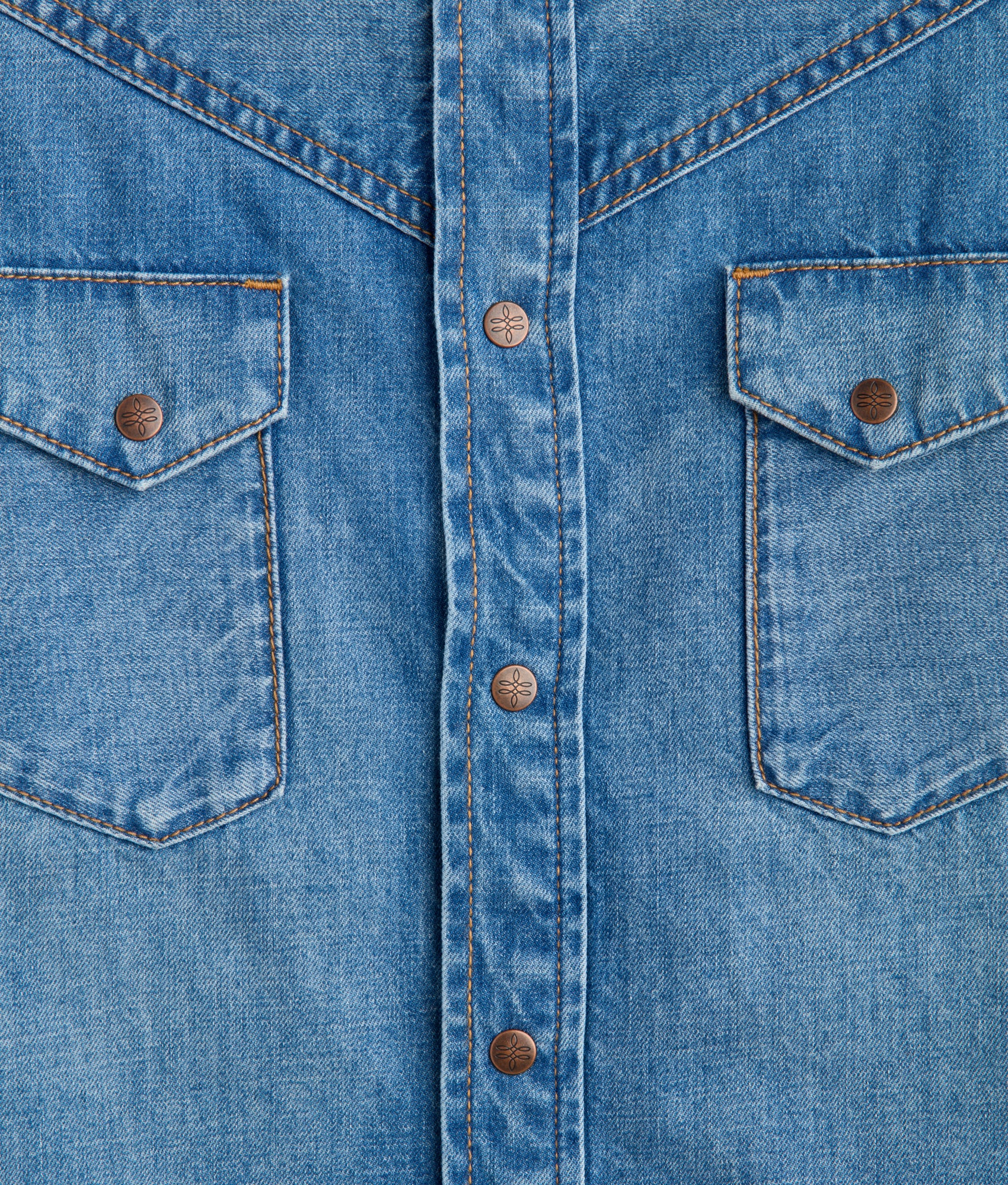 Jordy Denim Shirt :: Small Town Blue - Image 5