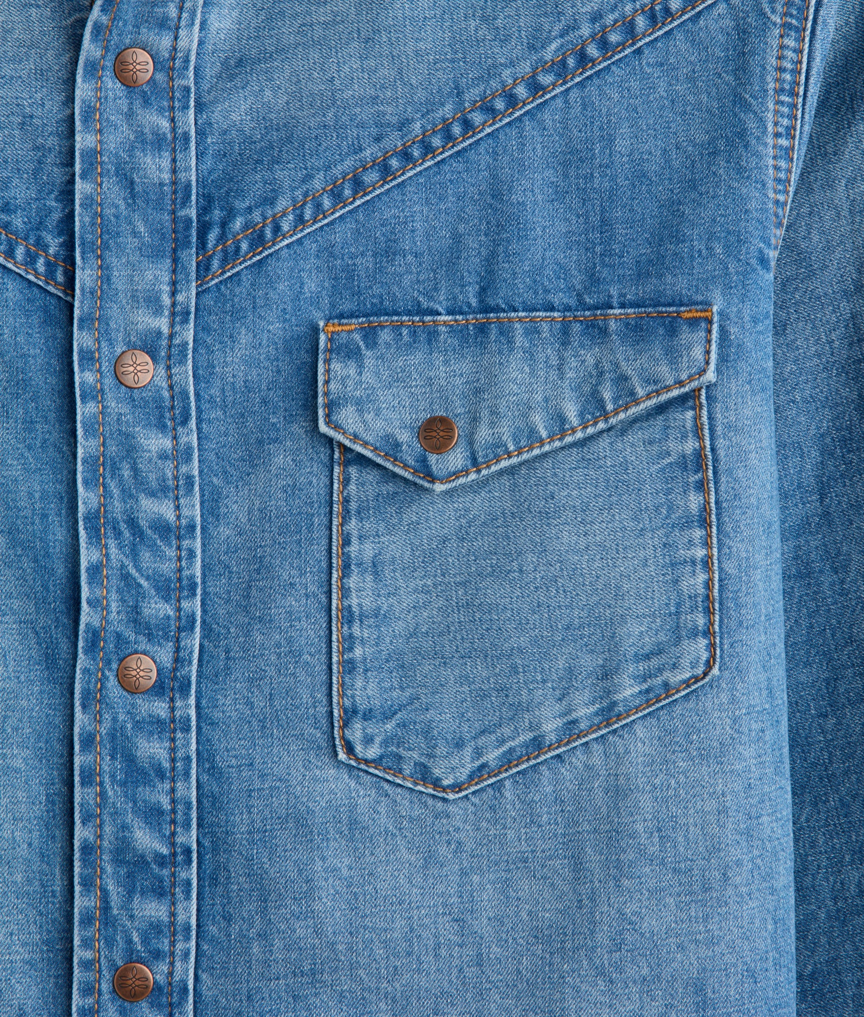 Jordy Denim Shirt :: Small Town Blue - Image 6