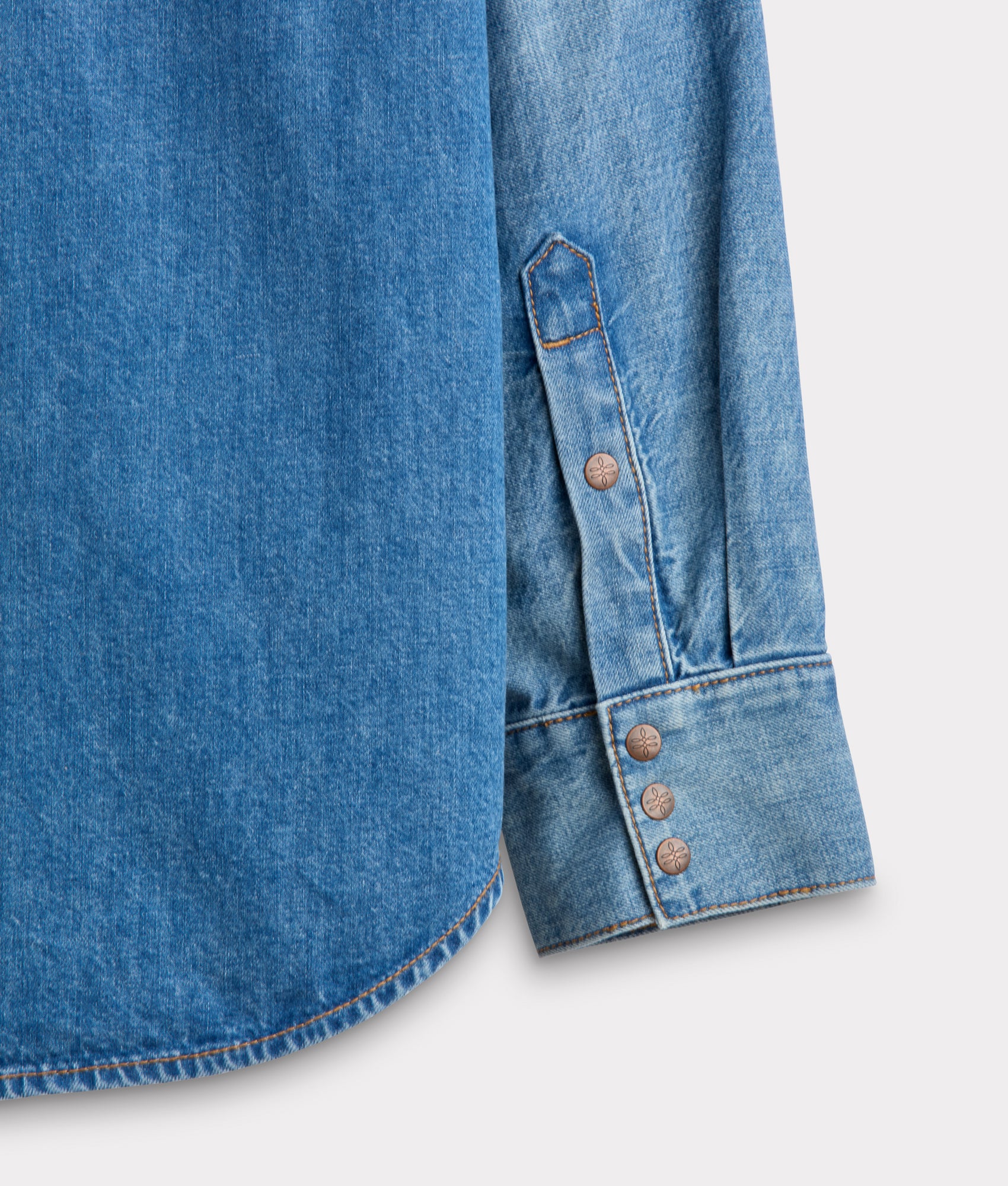 Jordy Denim Shirt :: Small Town Blue - Image 8