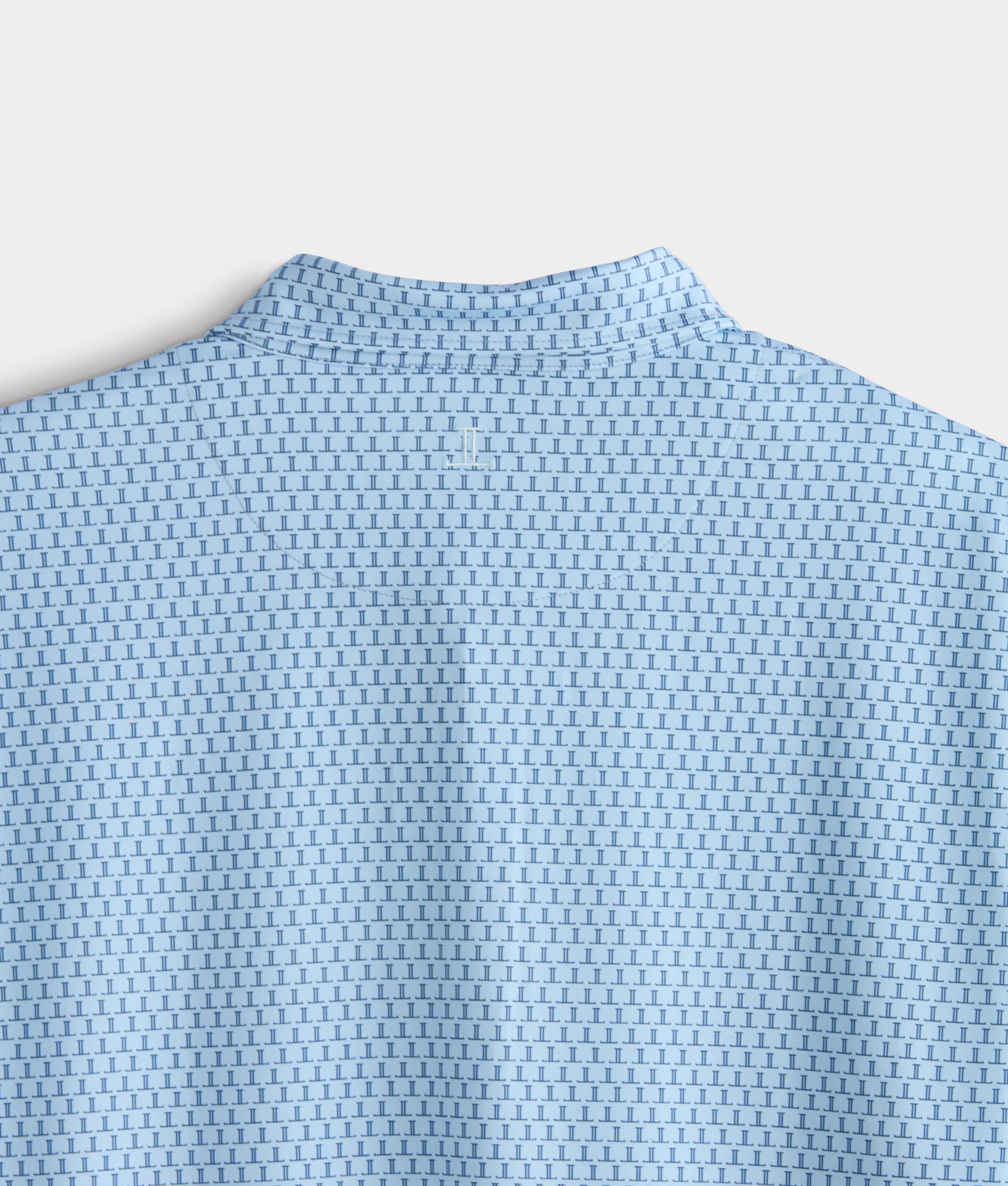 Lucchese Golf Polo :: Turquoise - Image 7