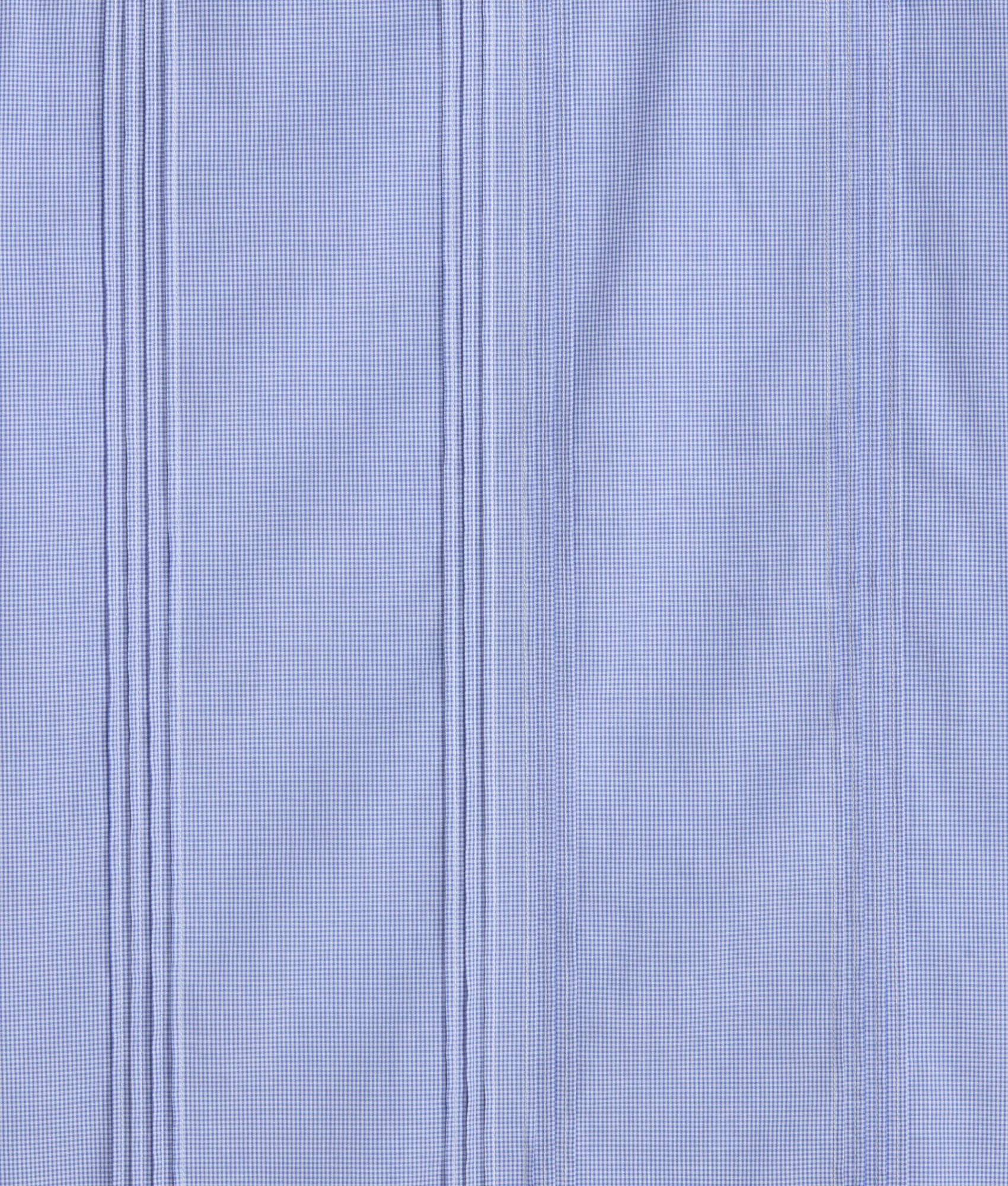 Guayabera Shirt :: Light Blue And White Gingham - Image 12