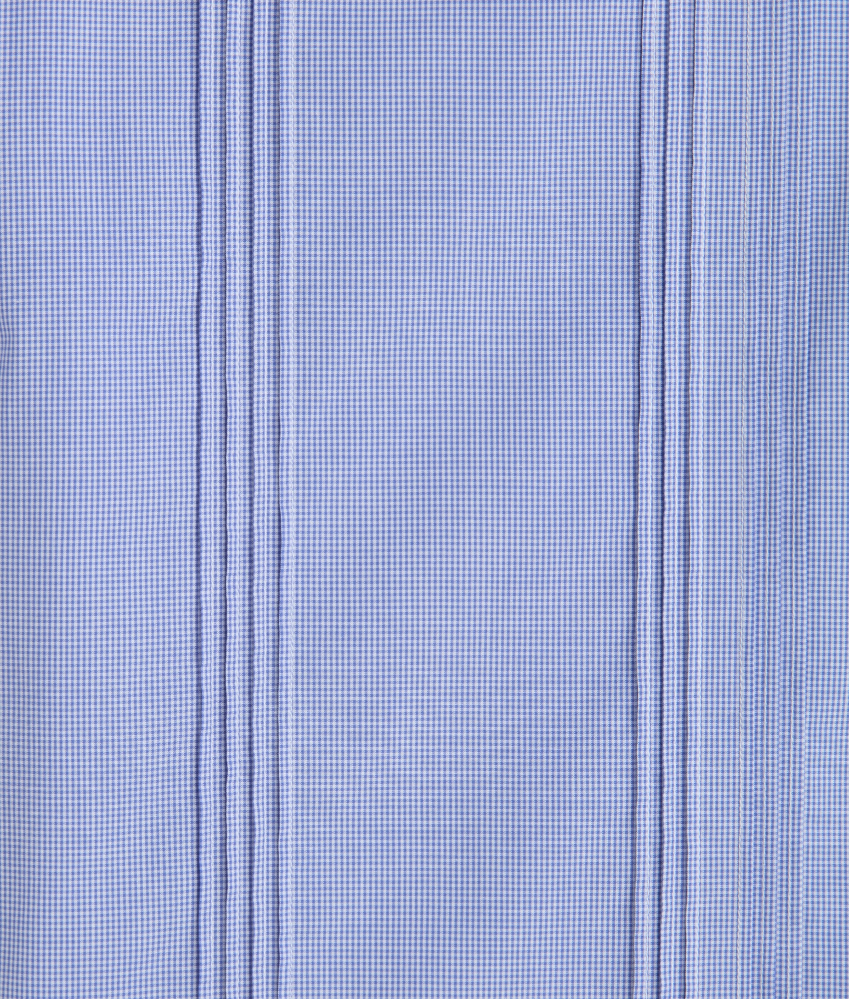 Guayabera Shirt :: Light Blue And White Gingham - Image 13