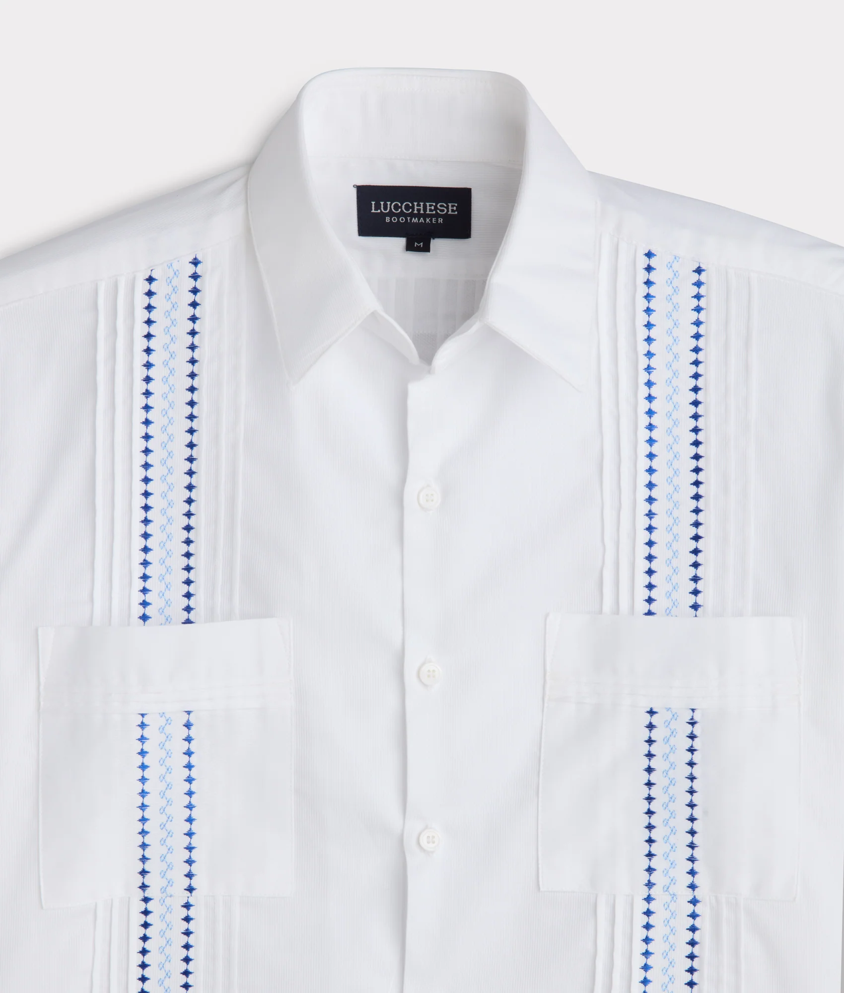 Guayabera Shirt :: White - Image 4