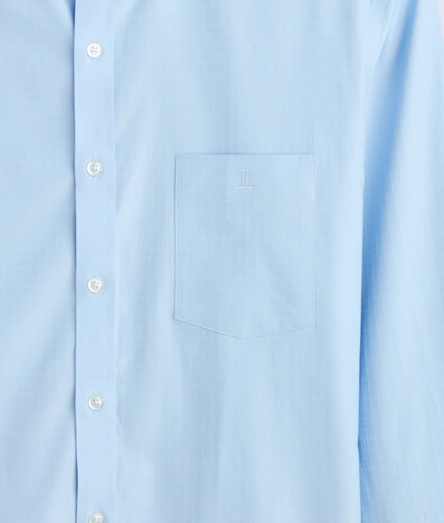 San Antonio Cowboy Fit :: Sky Blue Square Dobby - Image 5