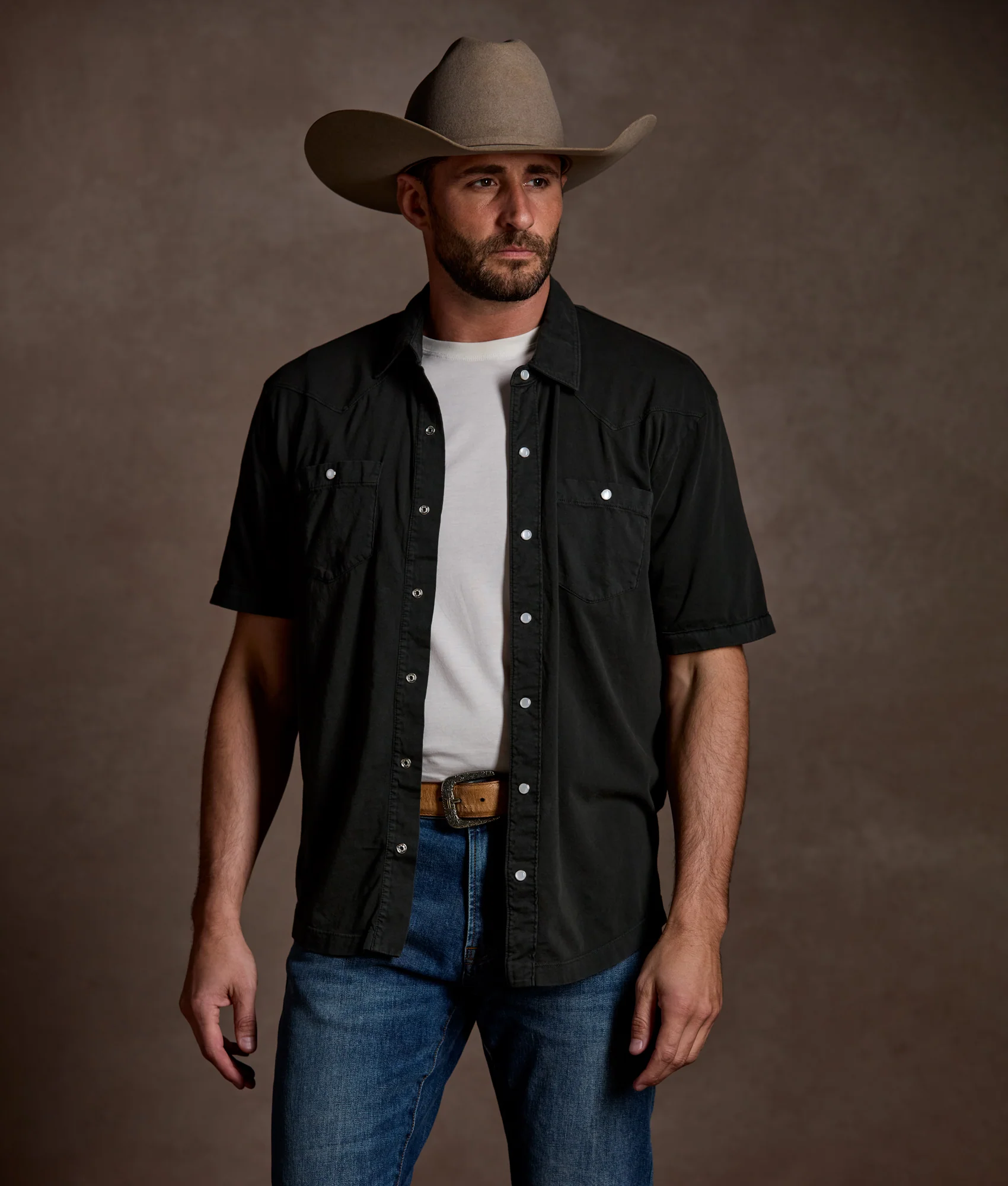 Cody Short Sleeve :: Carbon - Image 3