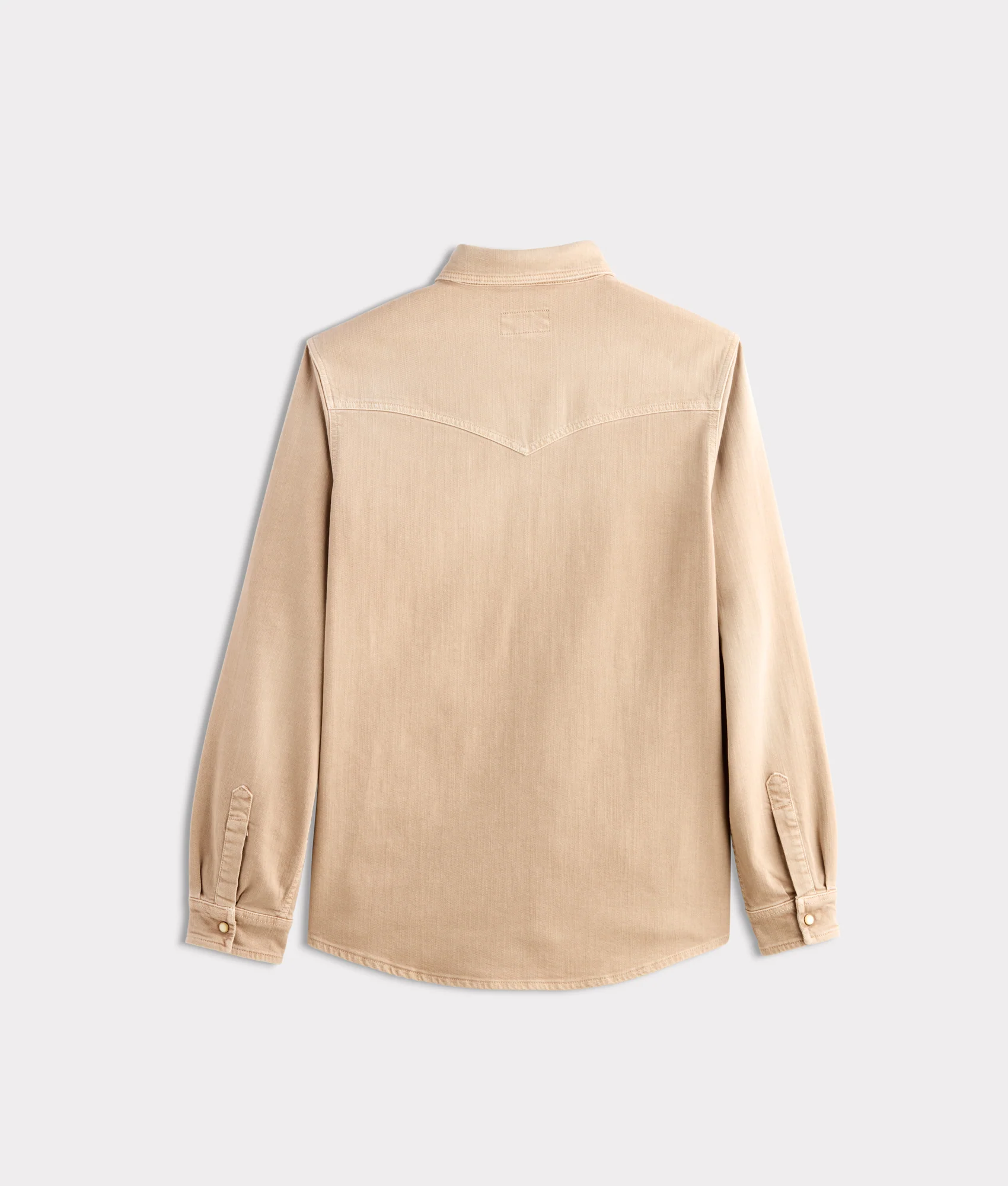 Roper Denim Shirt :: Beige - Image 3