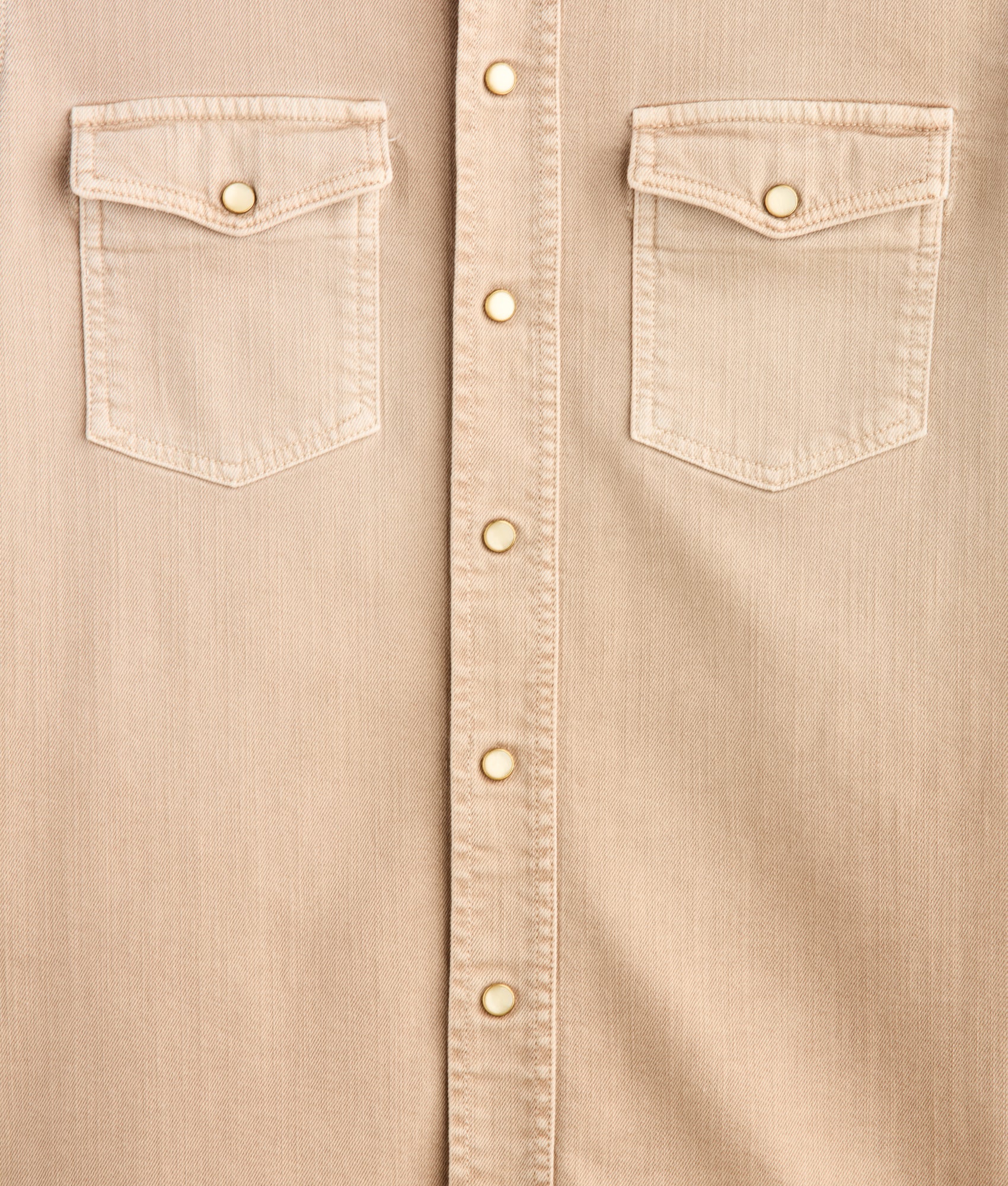 Roper Denim Shirt :: Beige - Image 5