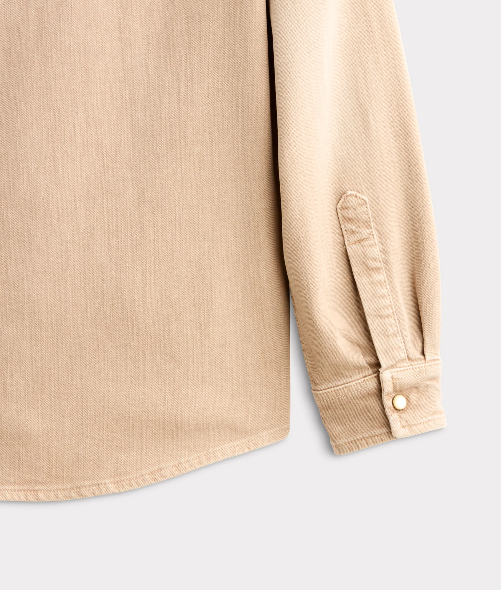 Roper Denim Shirt :: Beige - Image 6