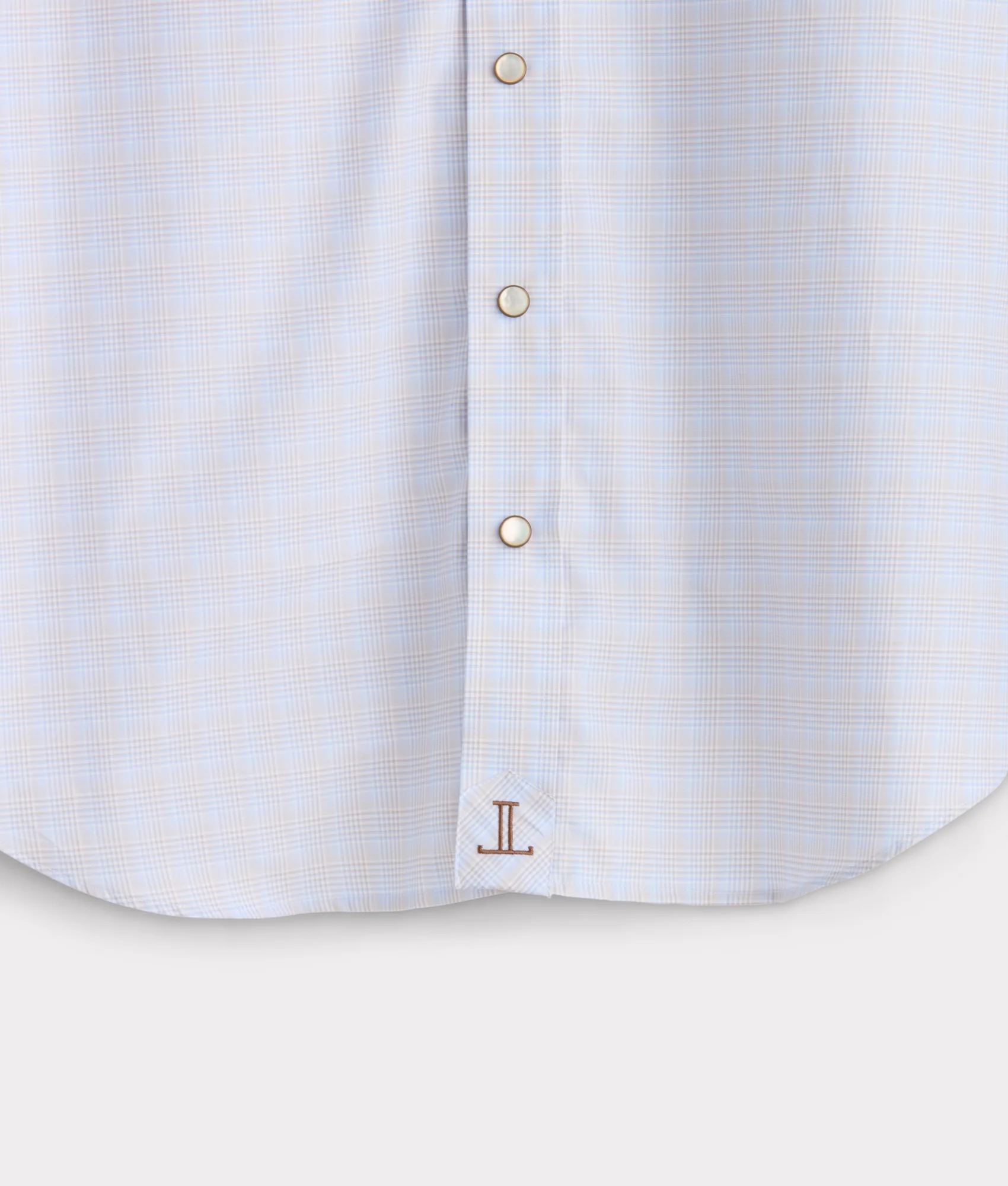 El Paso Classic Fit :: Sky Blue Plaid - Image 5
