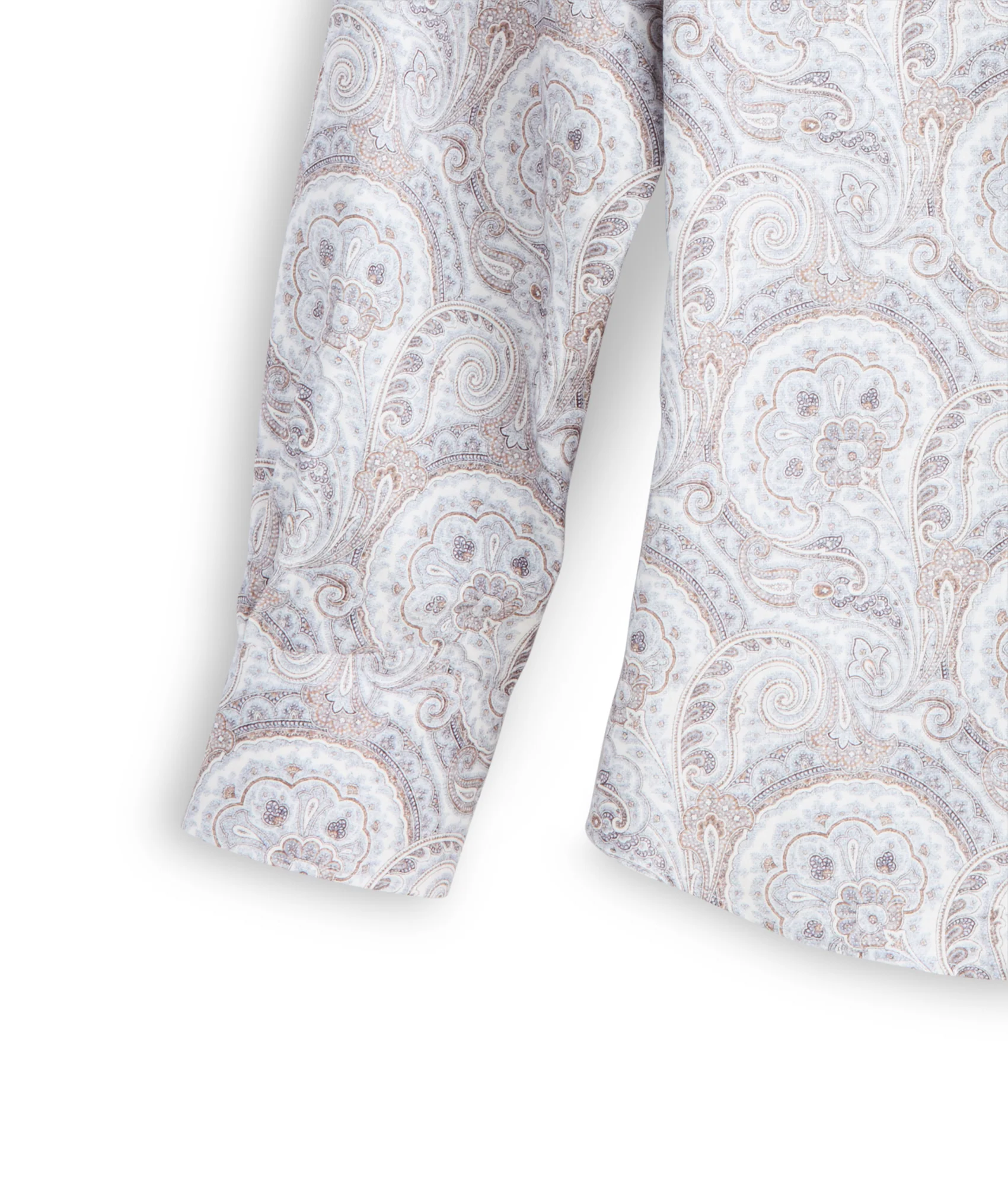El Paso Modern Fit :: Blue And Brown Paisley - Image 6