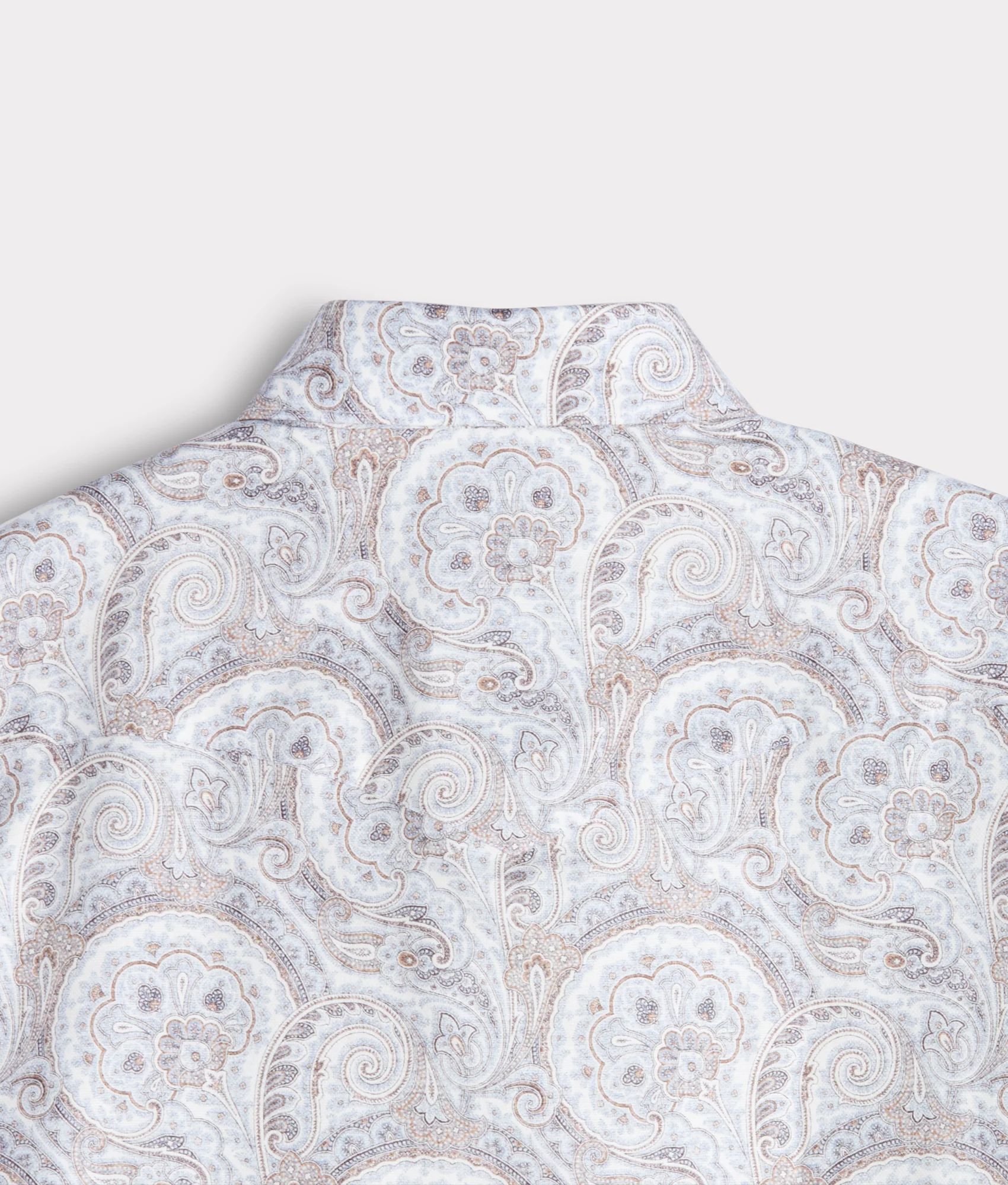 El Paso Modern Fit :: Blue And Brown Paisley - Image 7