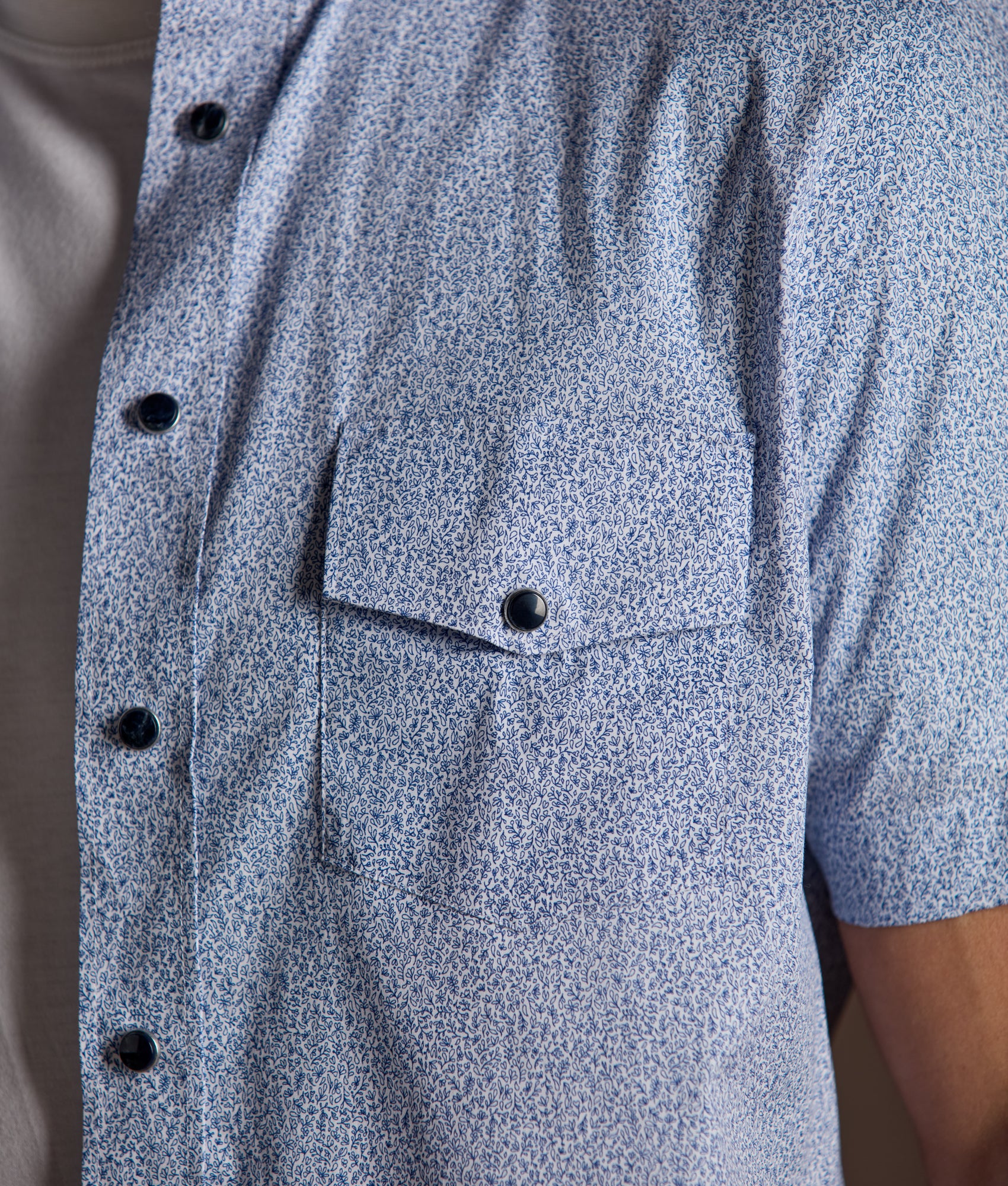 Austin Modern Fit :: Blue Floral - Image 8