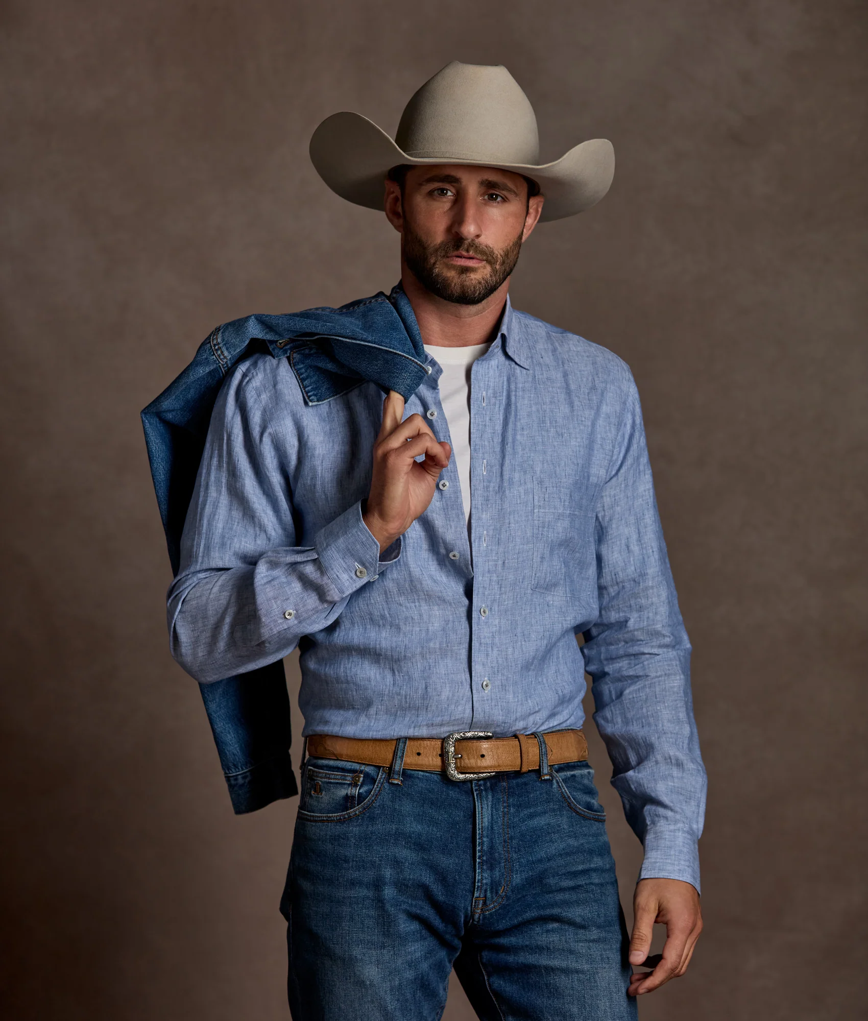 San Antonio Classic Fit :: Stormy Blue - Image 3