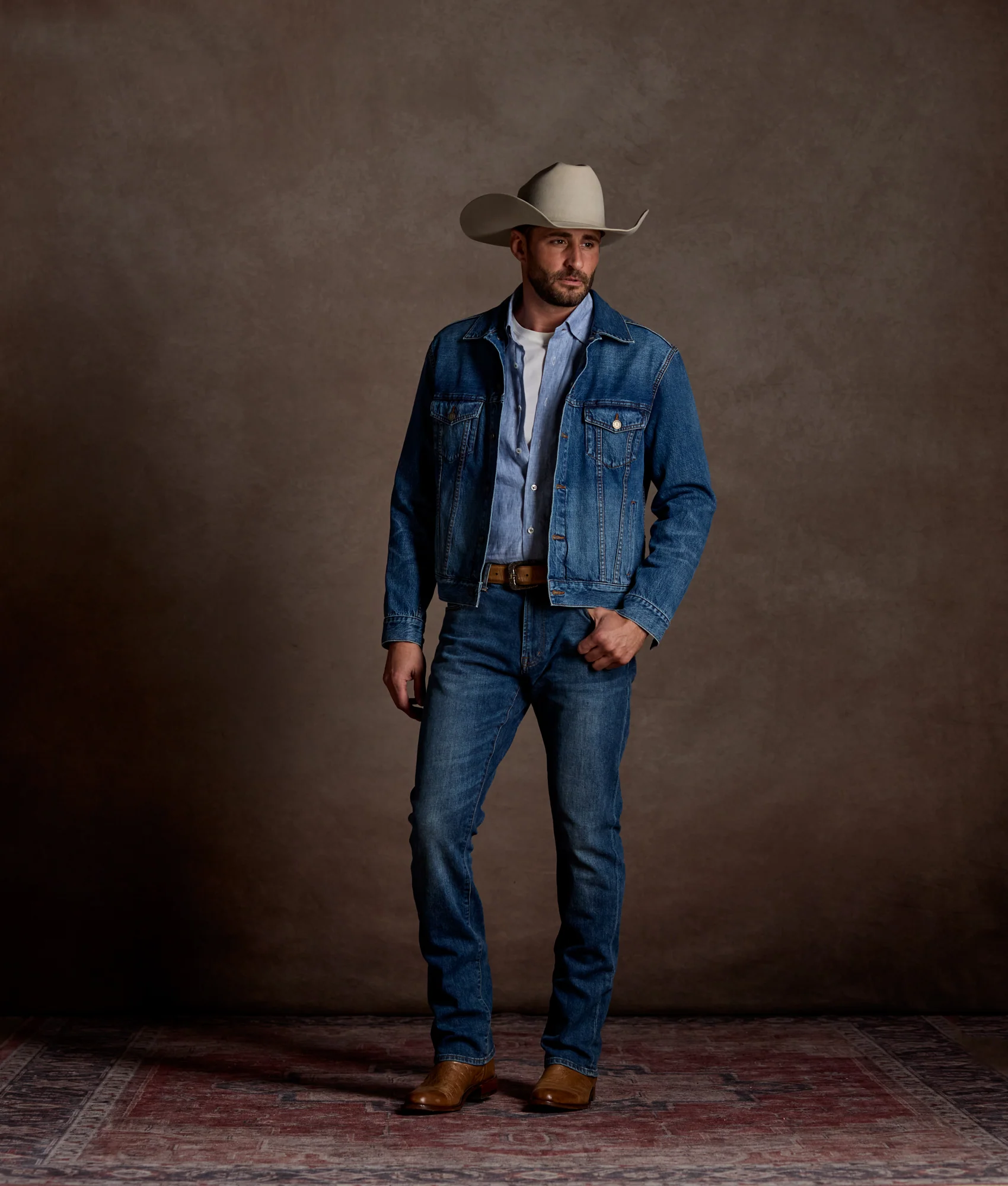 San Antonio Classic Fit :: Stormy Blue - Image 4