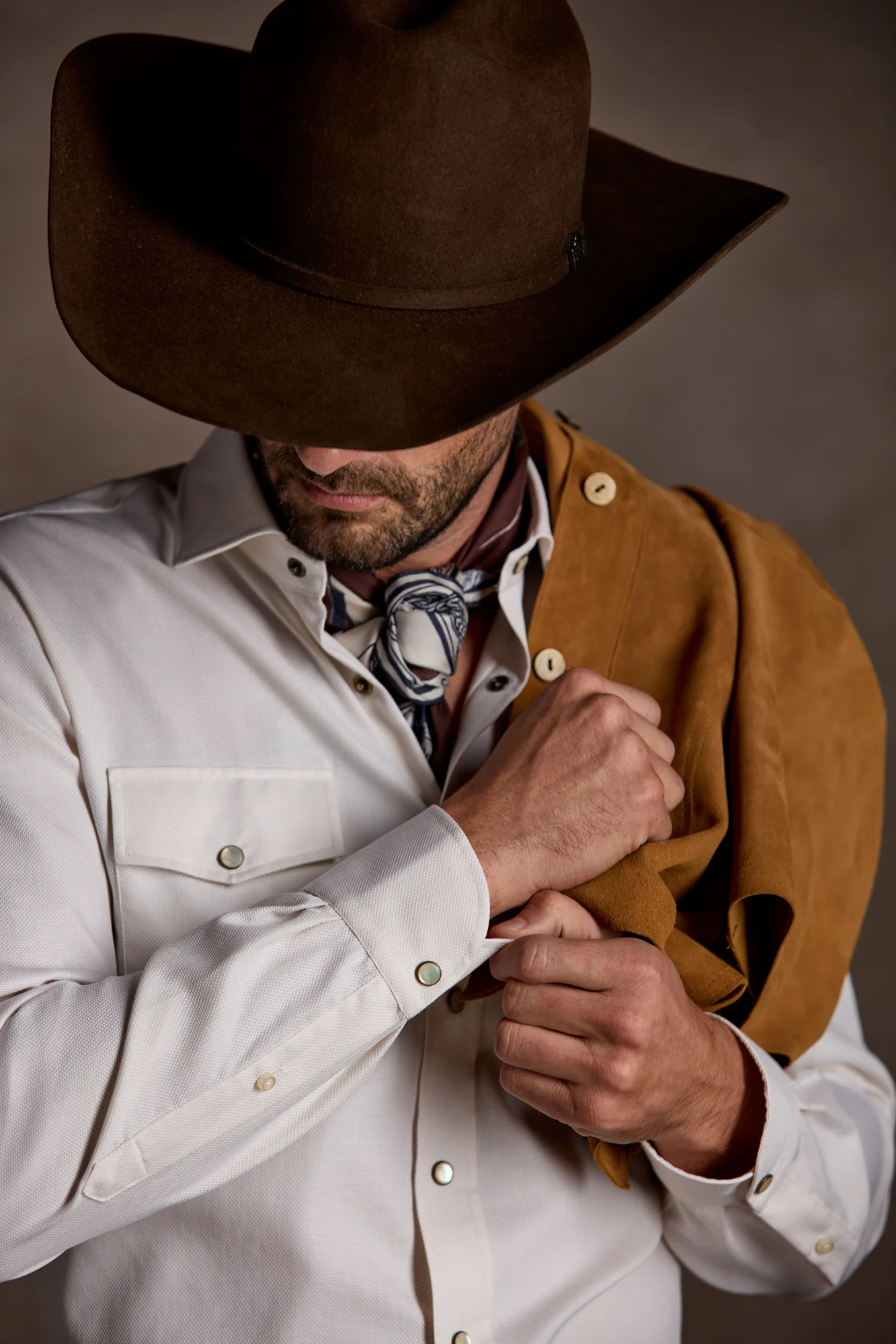 El Paso Classic Fit :: Tan Honeycomb - Image 5