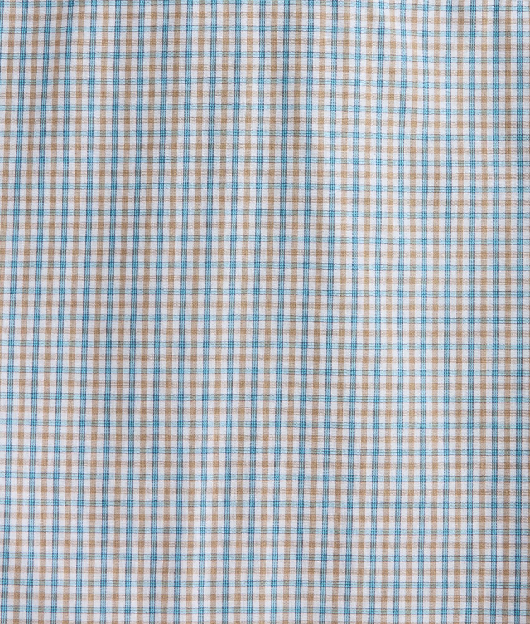 El Paso Tailored Fit :: Tan And Turquoise Check - Image 11