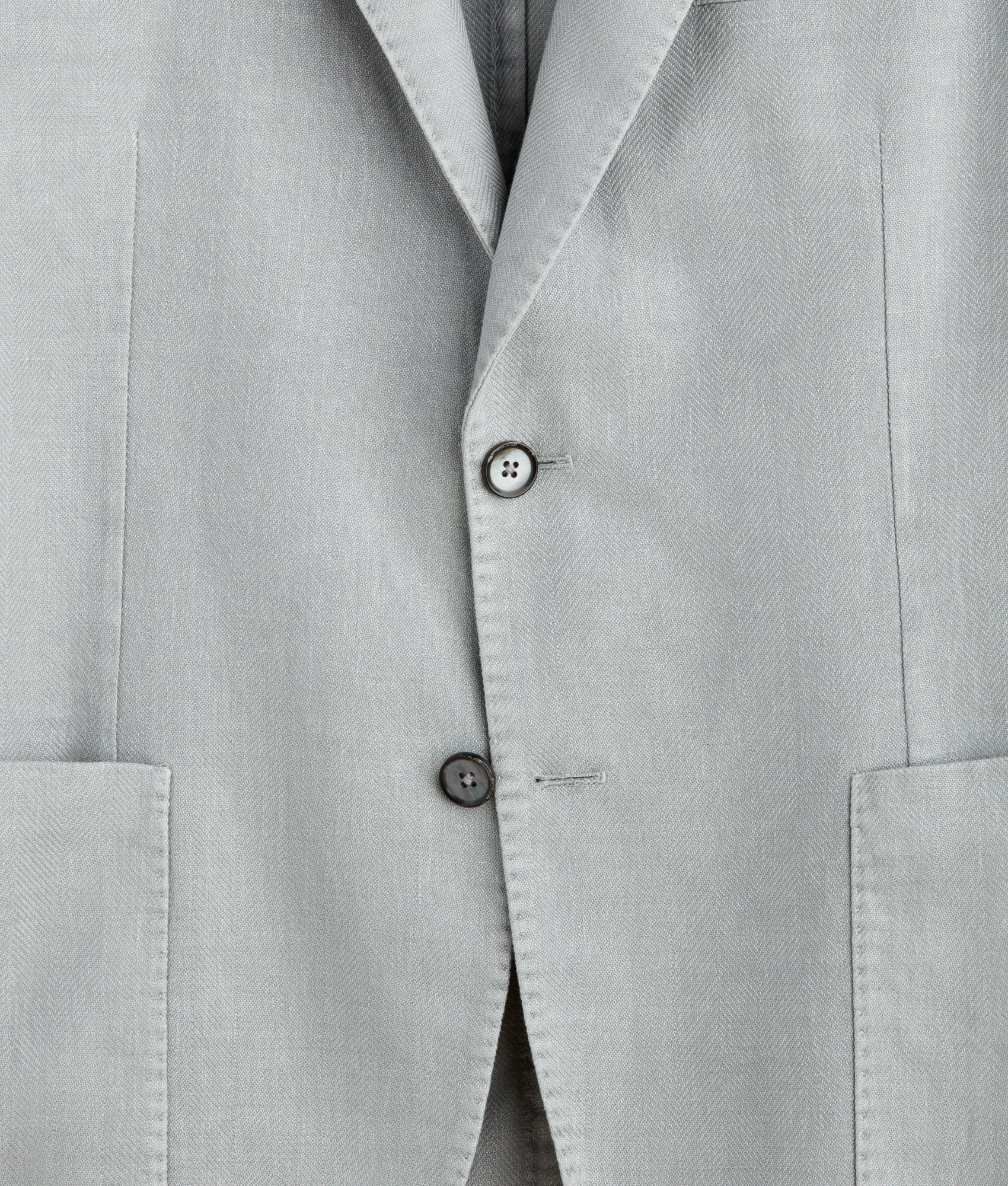 Herringbone Sport Coat - Modern Fit :: Grey - Image 8