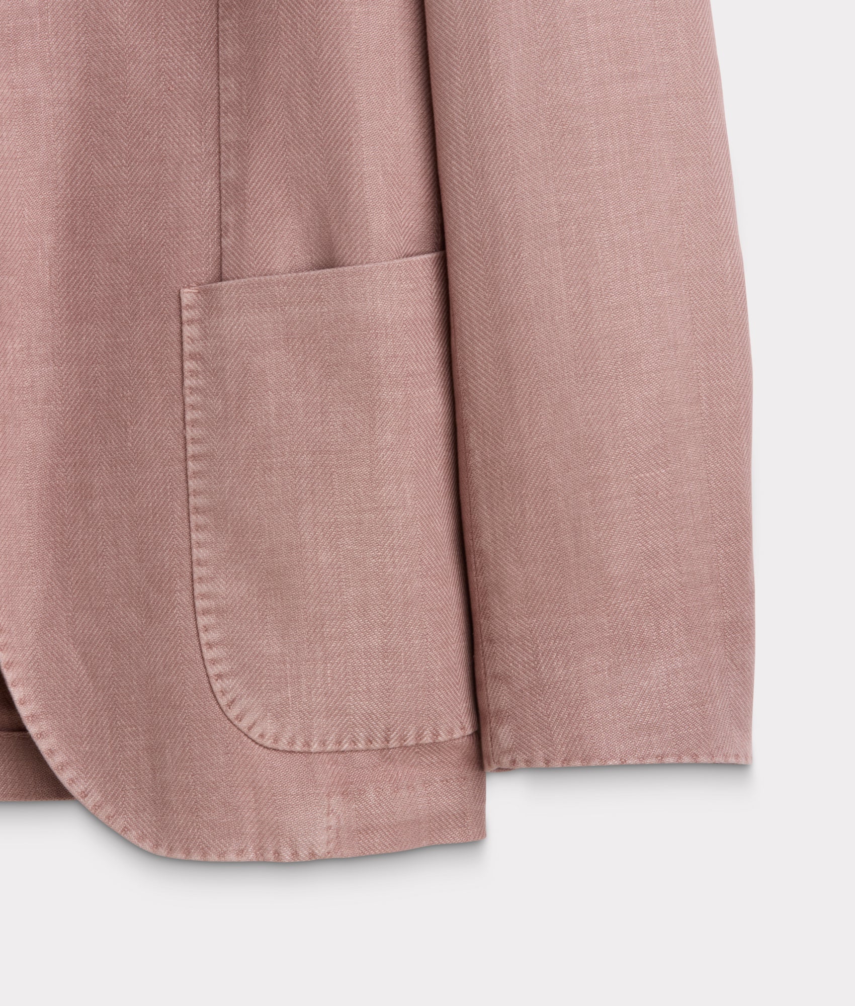 Herringbone Sport Coat - Modern Fit :: Rose - Image 10