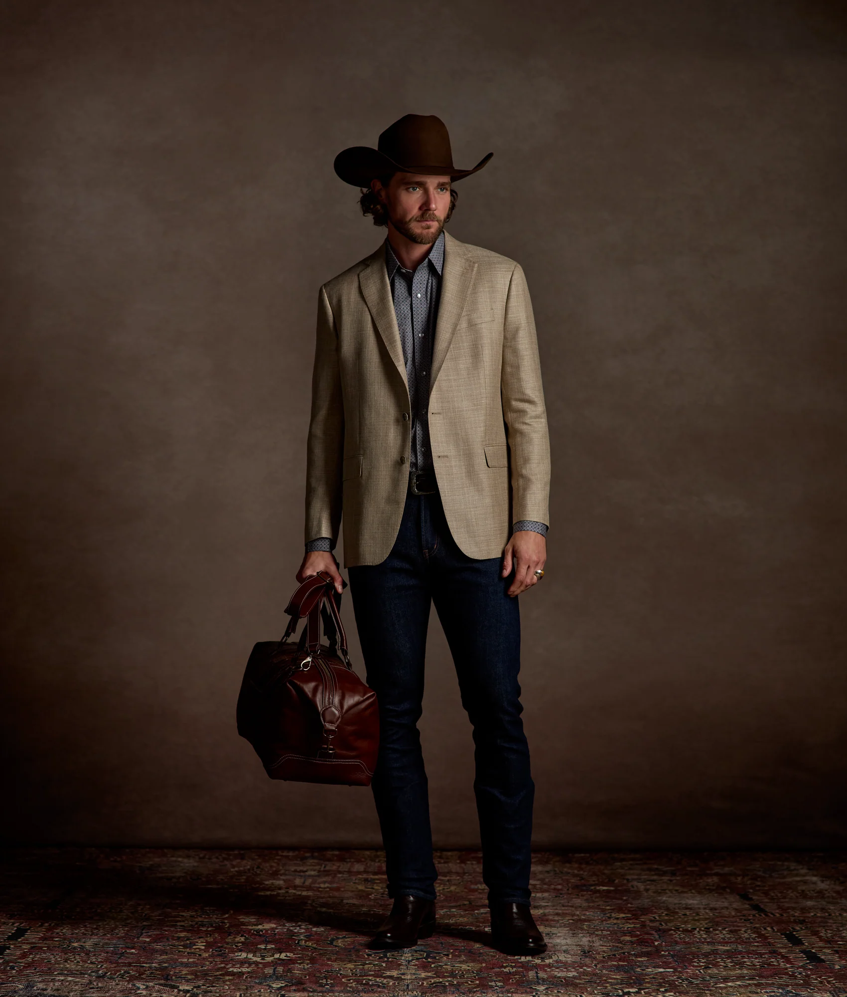 Lucchese Sport Coat :: Tan - Image 2