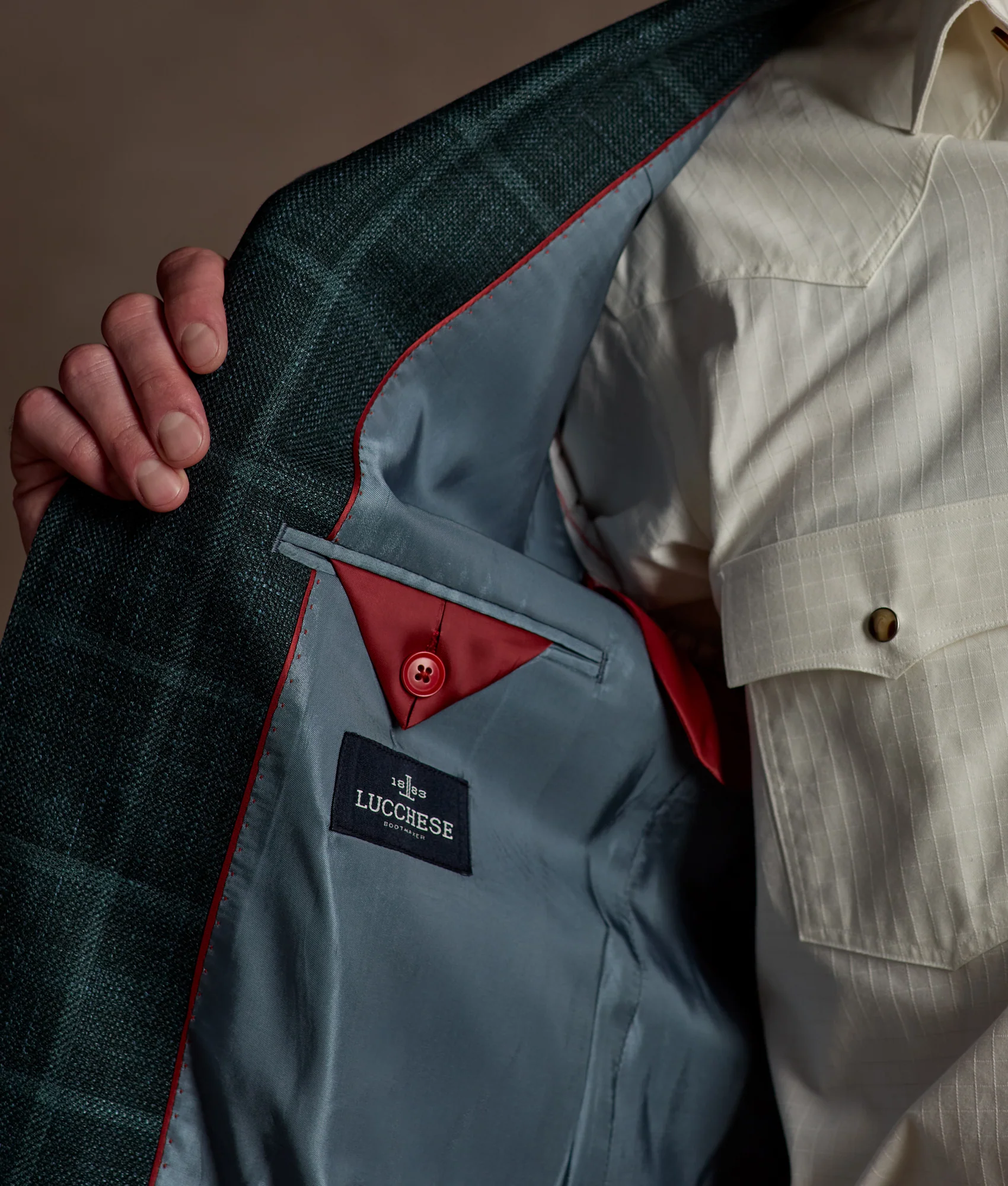 Lucchese Sport Coat :: Emerald Green - Image 7