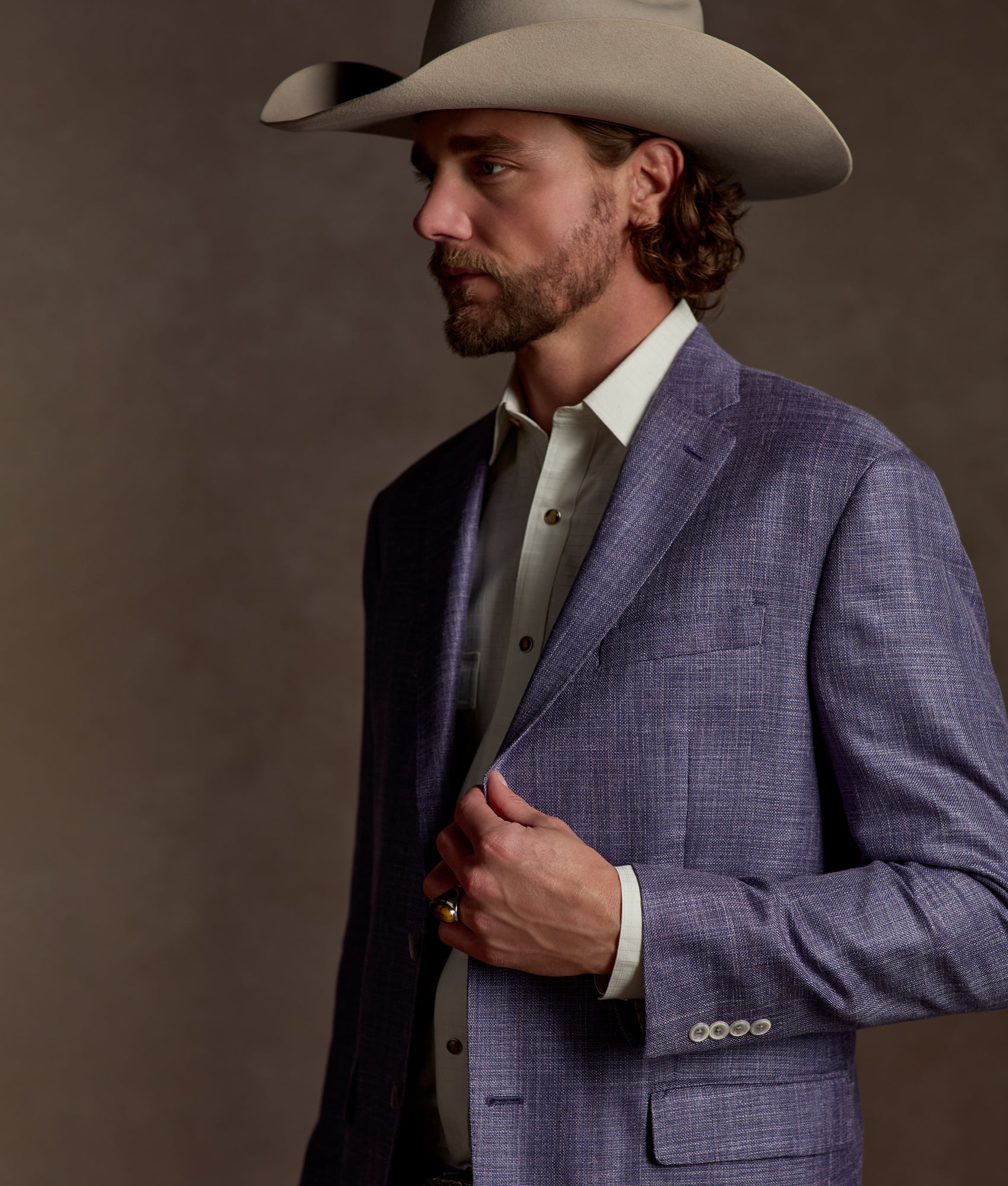 Lucchese Sport Coat :: Purple - Image 2