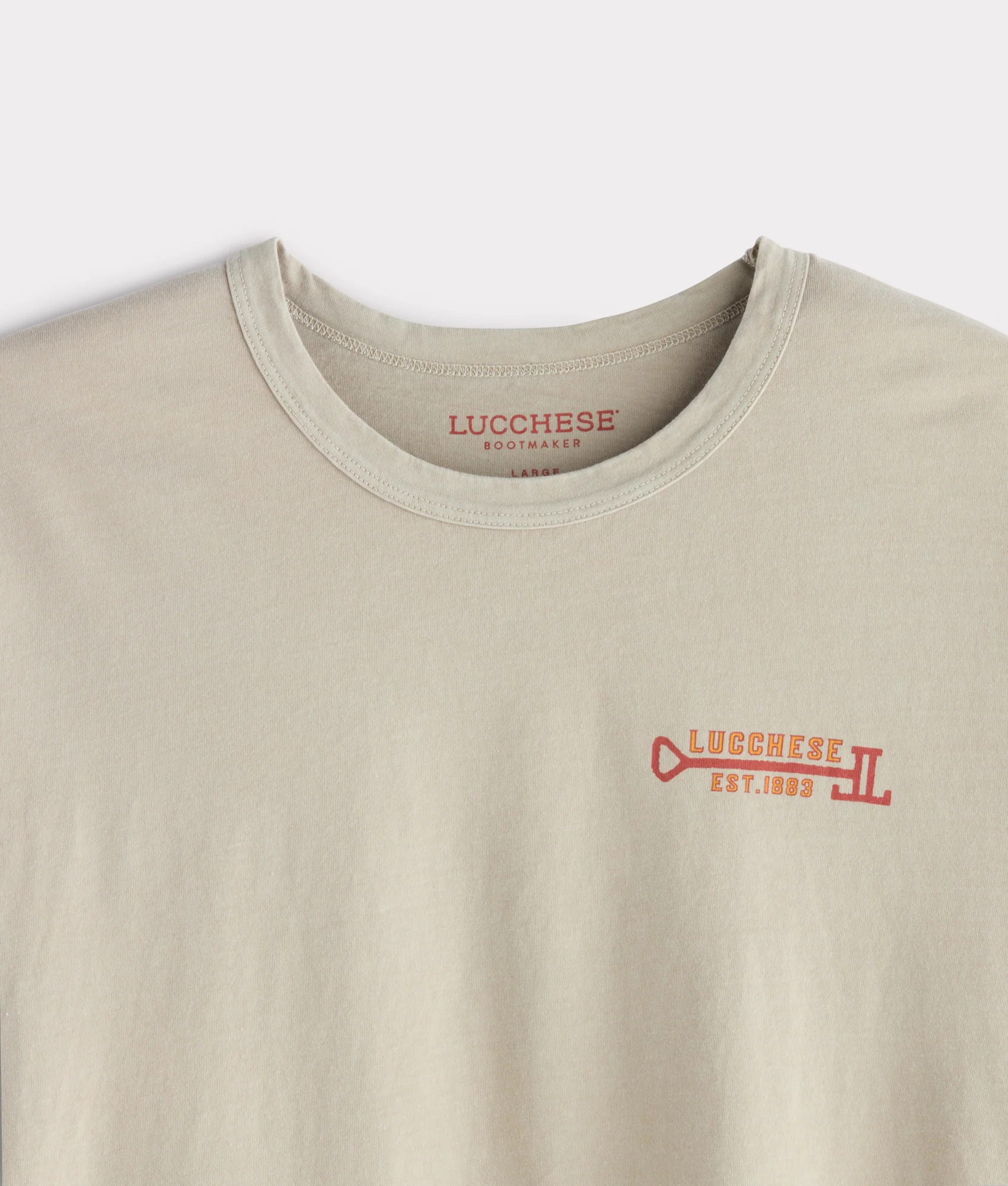 Longhorn Stamp Tee :: Sand - Image 5