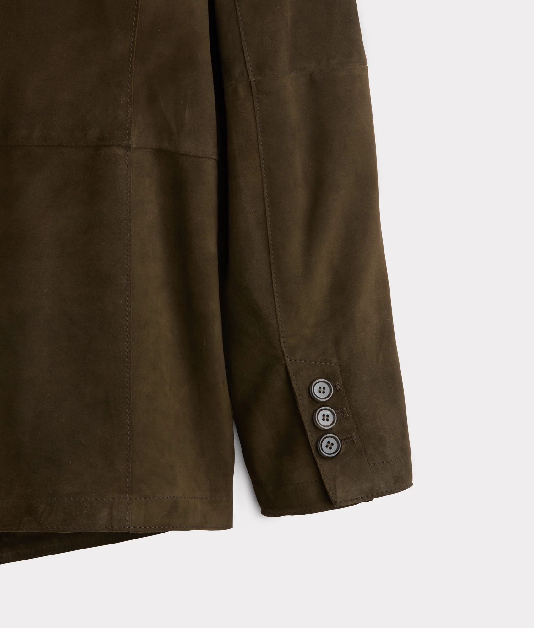 Hogan Suede Blazer :: Olive - Image 7