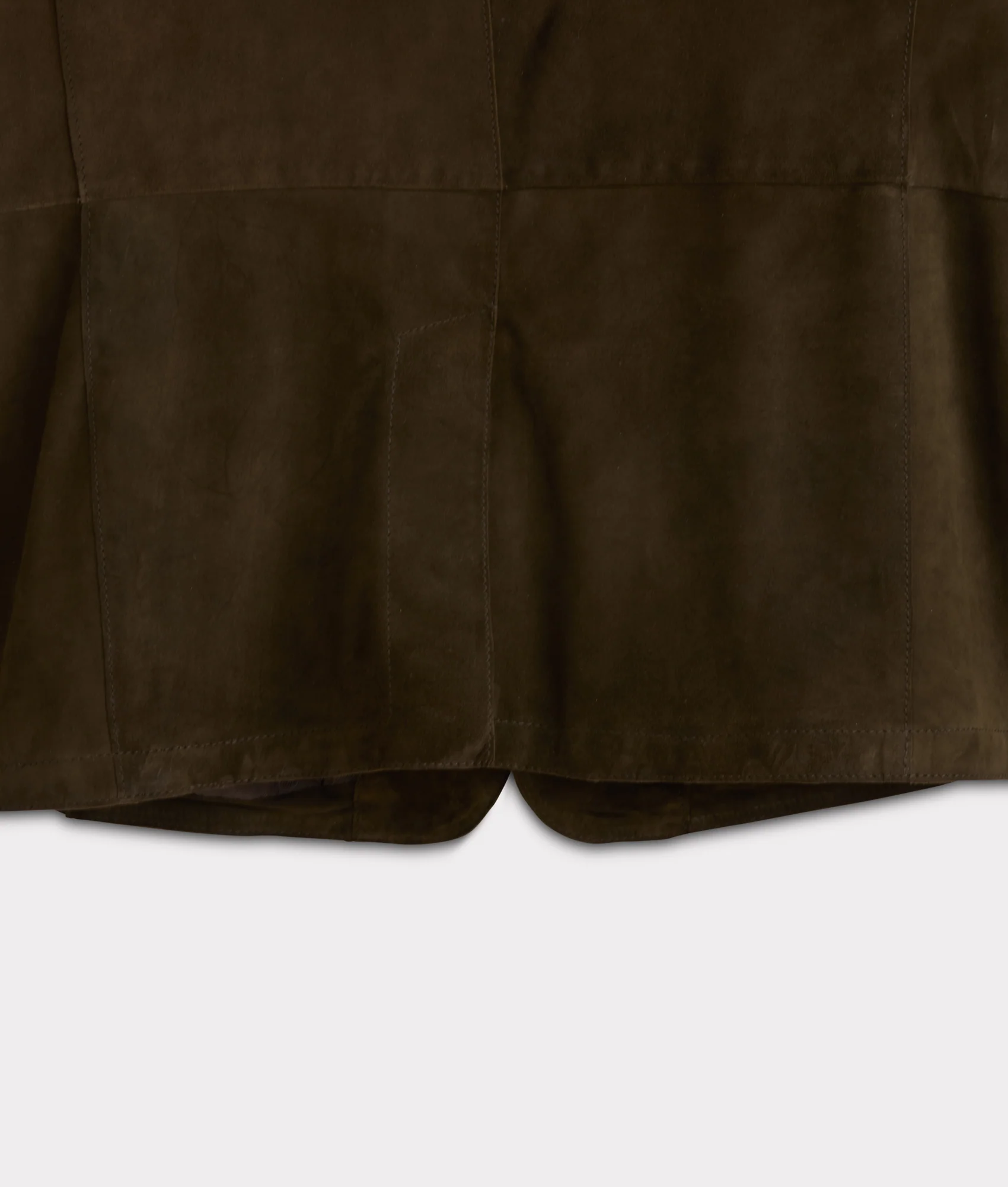 Hogan Suede Blazer :: Olive - Image 9