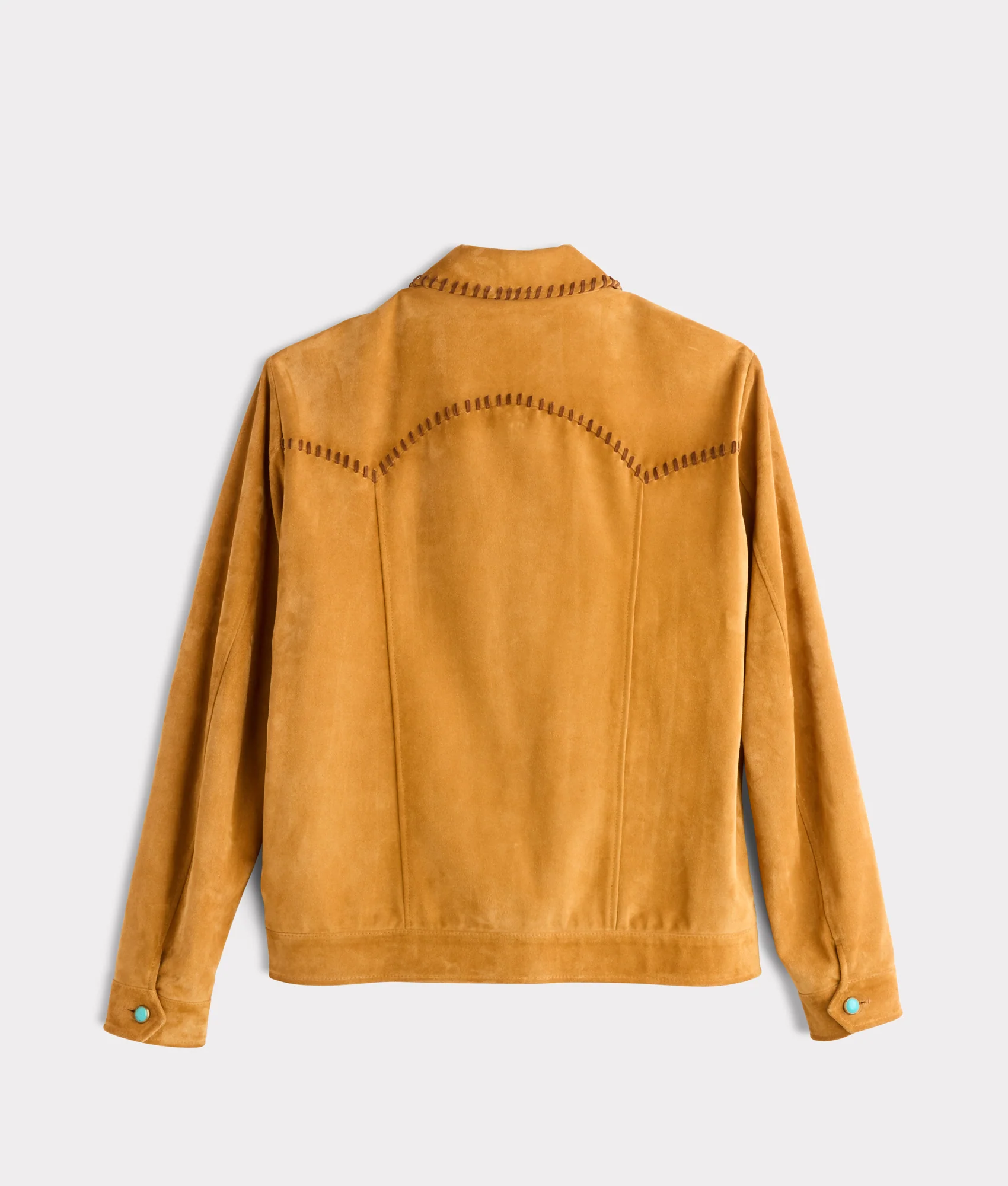 Dasan Suede Jacket :: Mustard Tan - Image 3