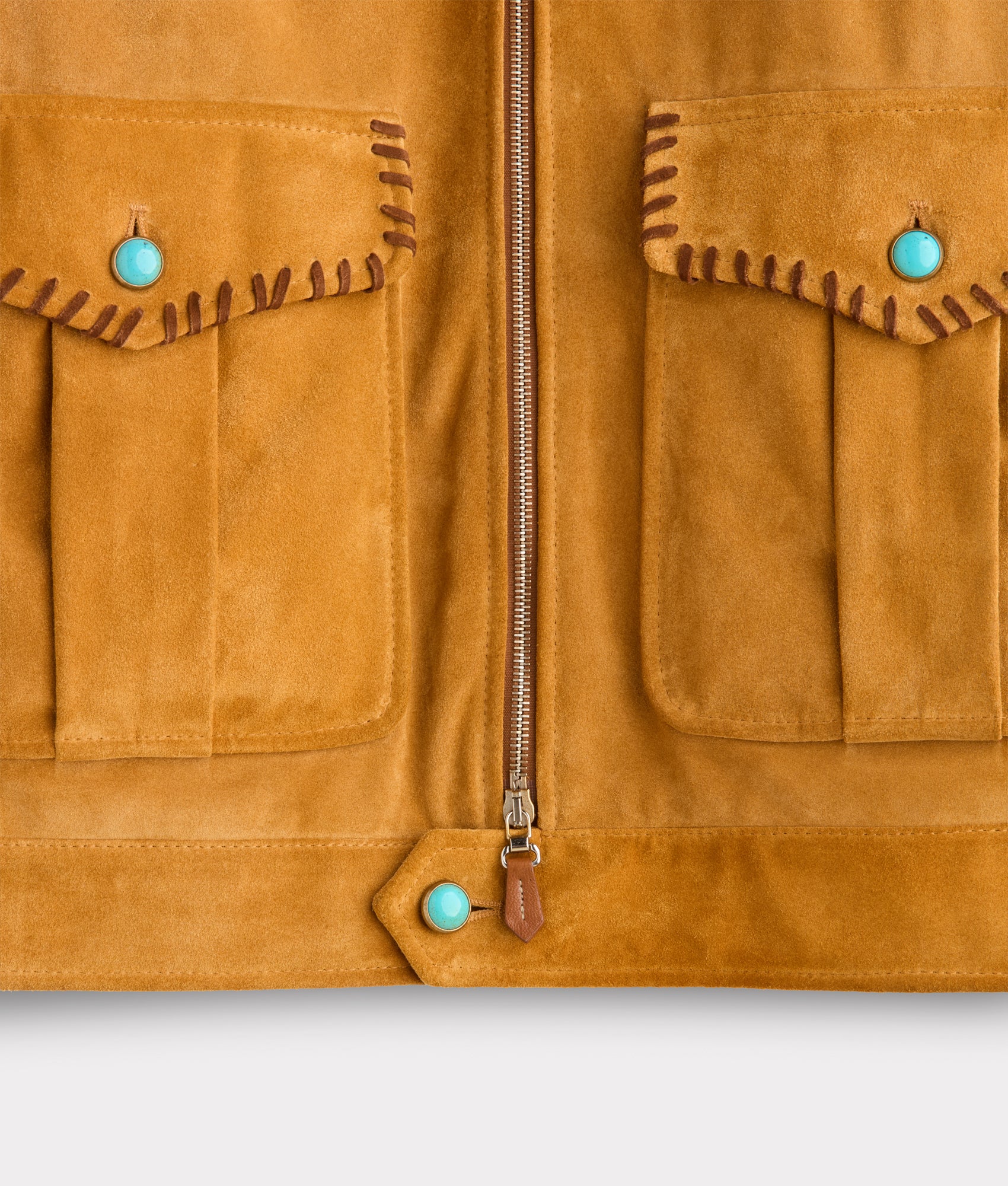 Dasan Suede Jacket :: Mustard Tan - Image 6