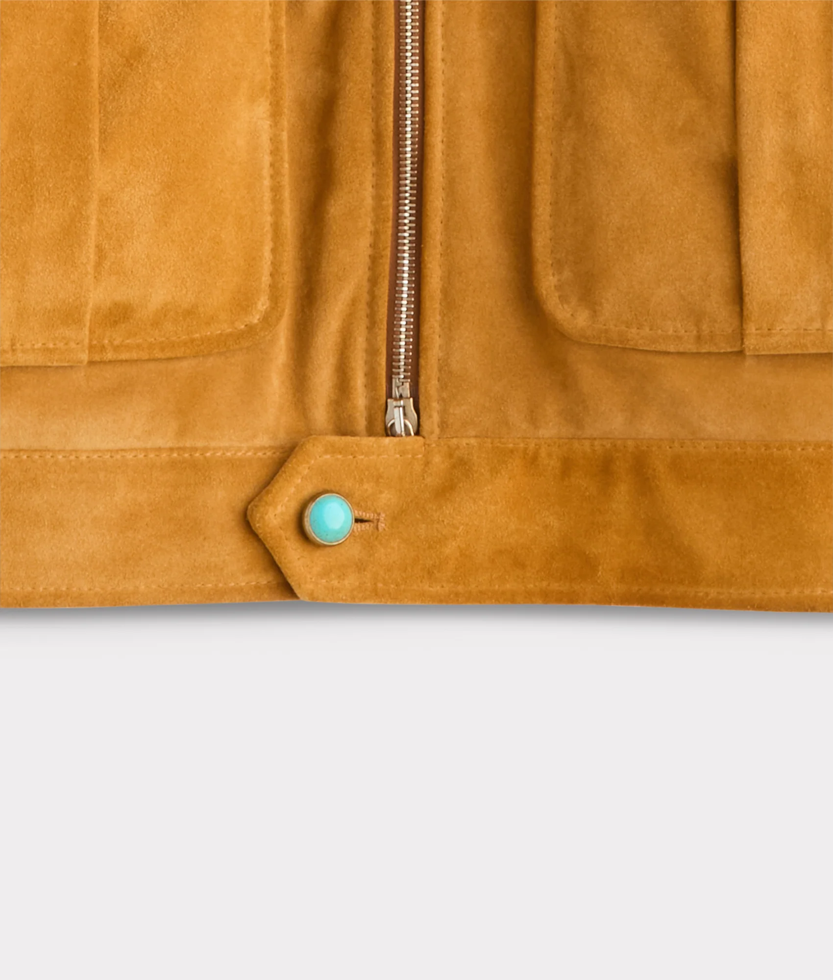 Dasan Suede Jacket :: Mustard Tan - Image 7