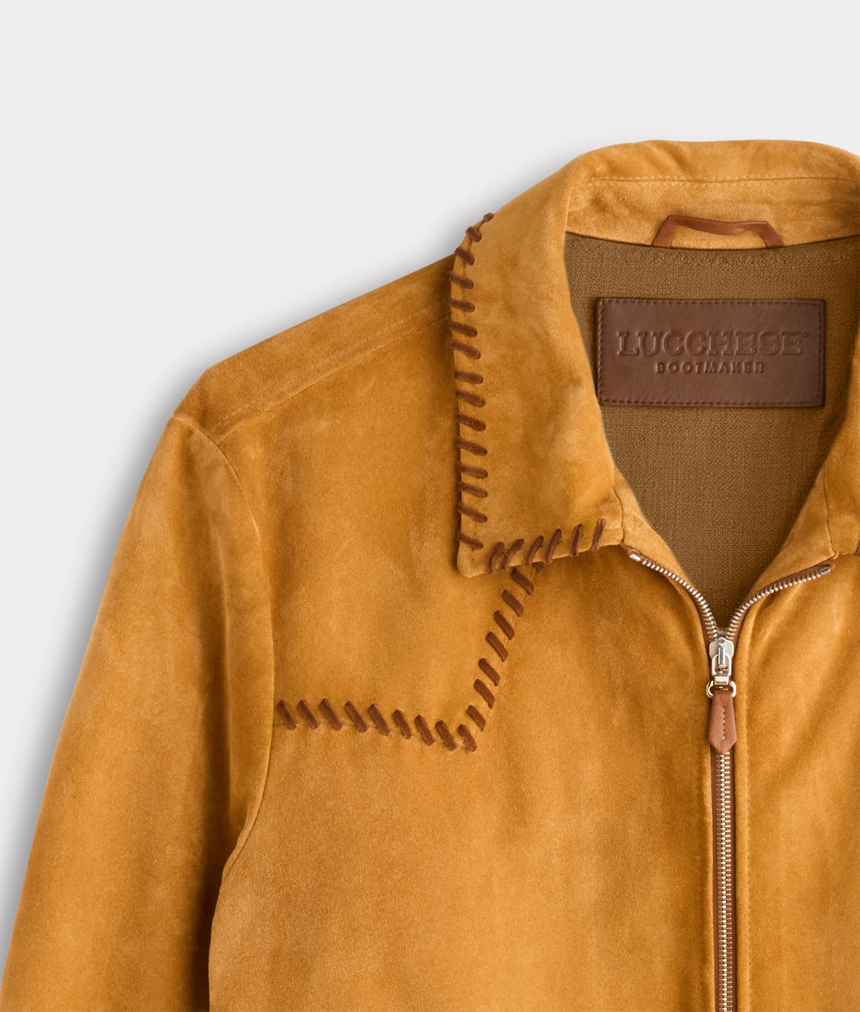 Dasan Suede Jacket :: Mustard Tan - Image 8