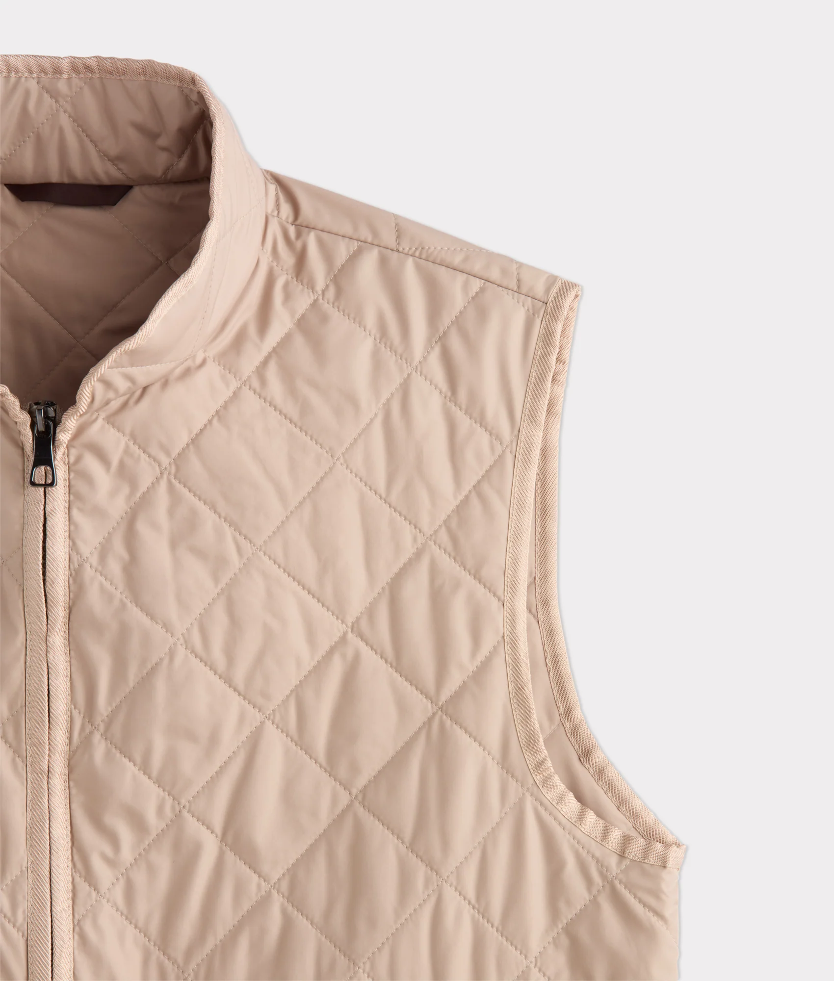 Jameson Quilted Vest :: Khaki - Image 5