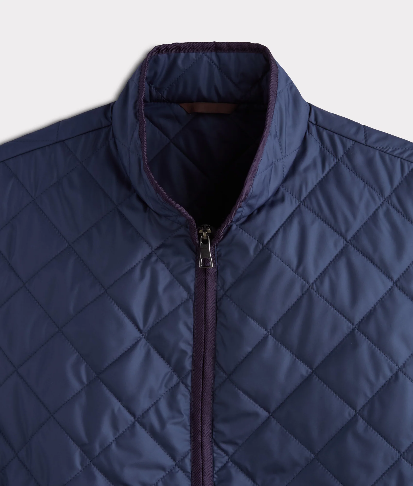 Jameson Quilted Vest :: Navy - Image 4