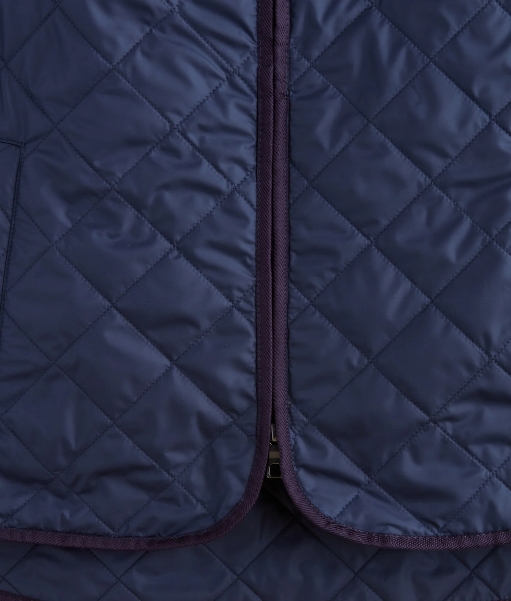 Jameson Quilted Vest :: Navy - Image 7