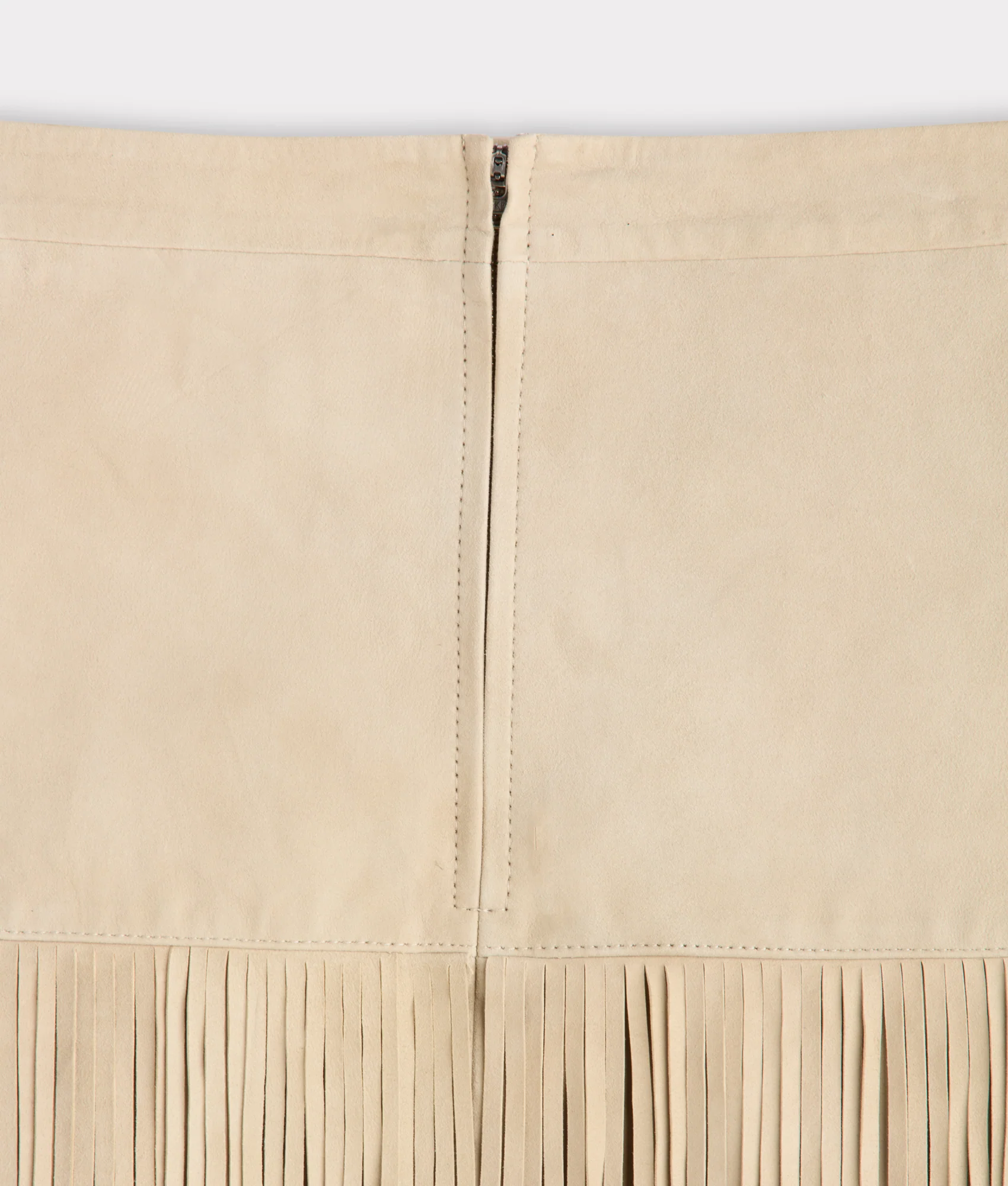 Rhiannon Fringe Skirt :: Bone - Image 3
