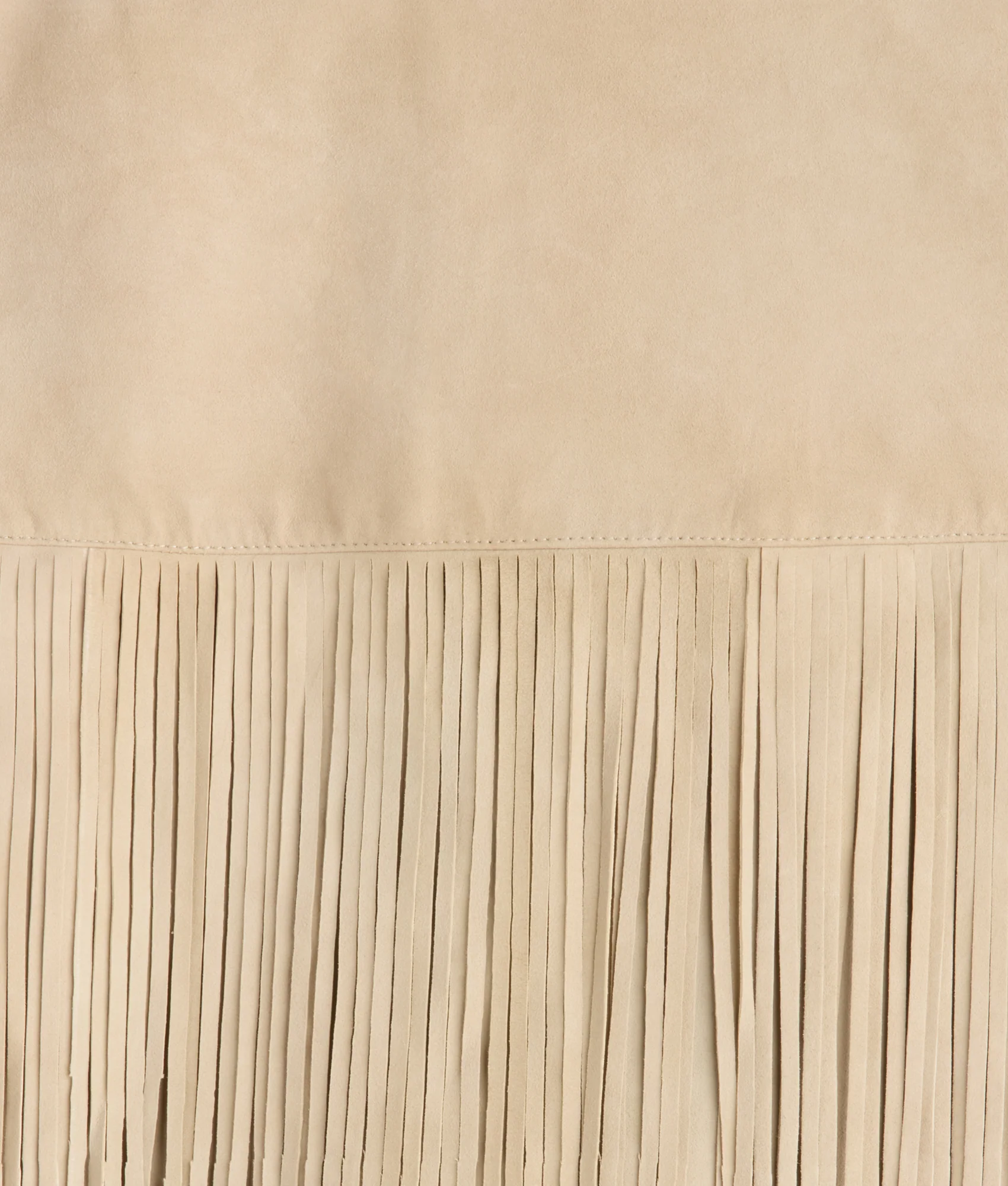 Rhiannon Fringe Skirt :: Bone - Image 4