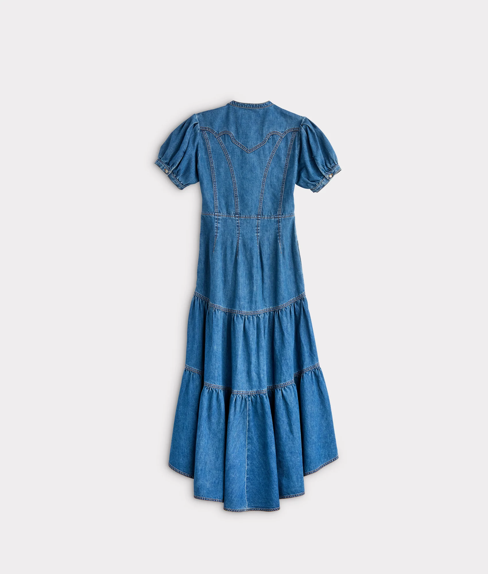 Mason Denim Dress :: Still Water Blue - Image 3