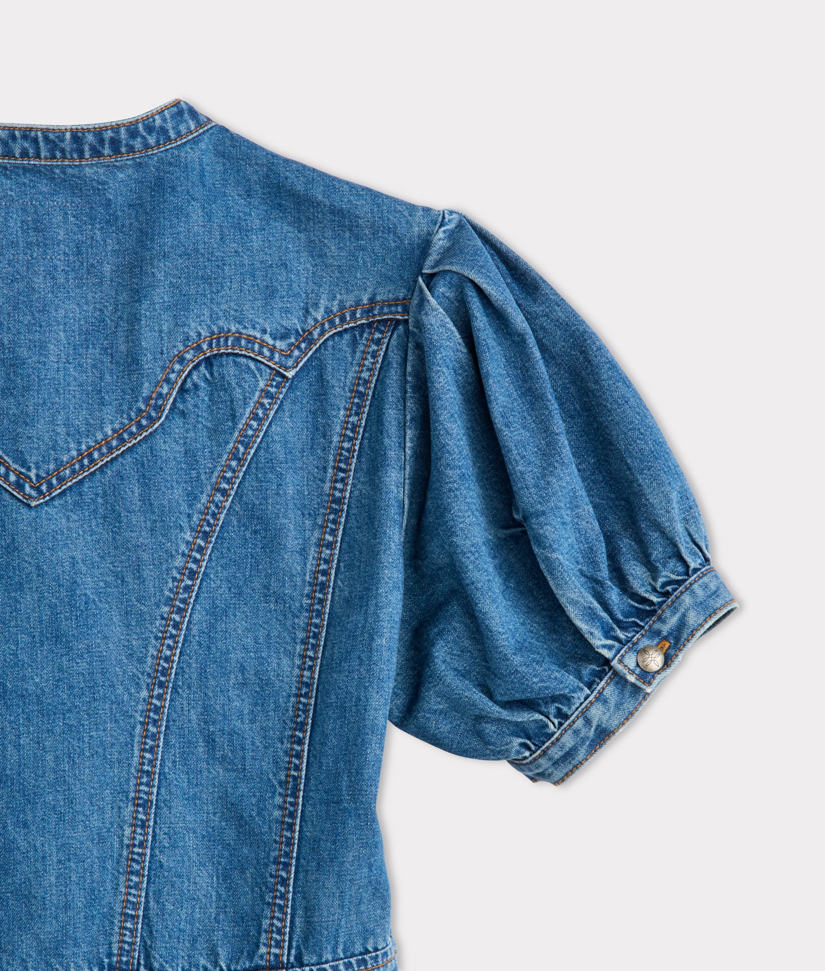 Mason Denim Dress :: Still Water Blue - Image 6