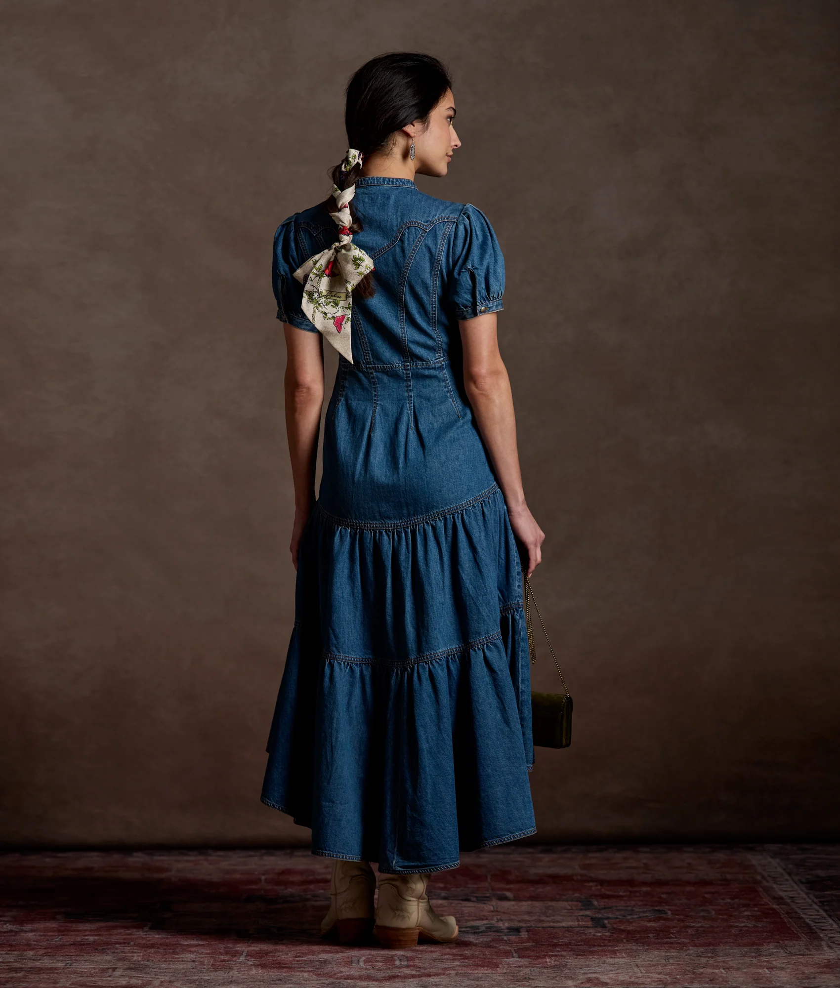 Mason Denim Dress :: Still Water Blue - Image 8
