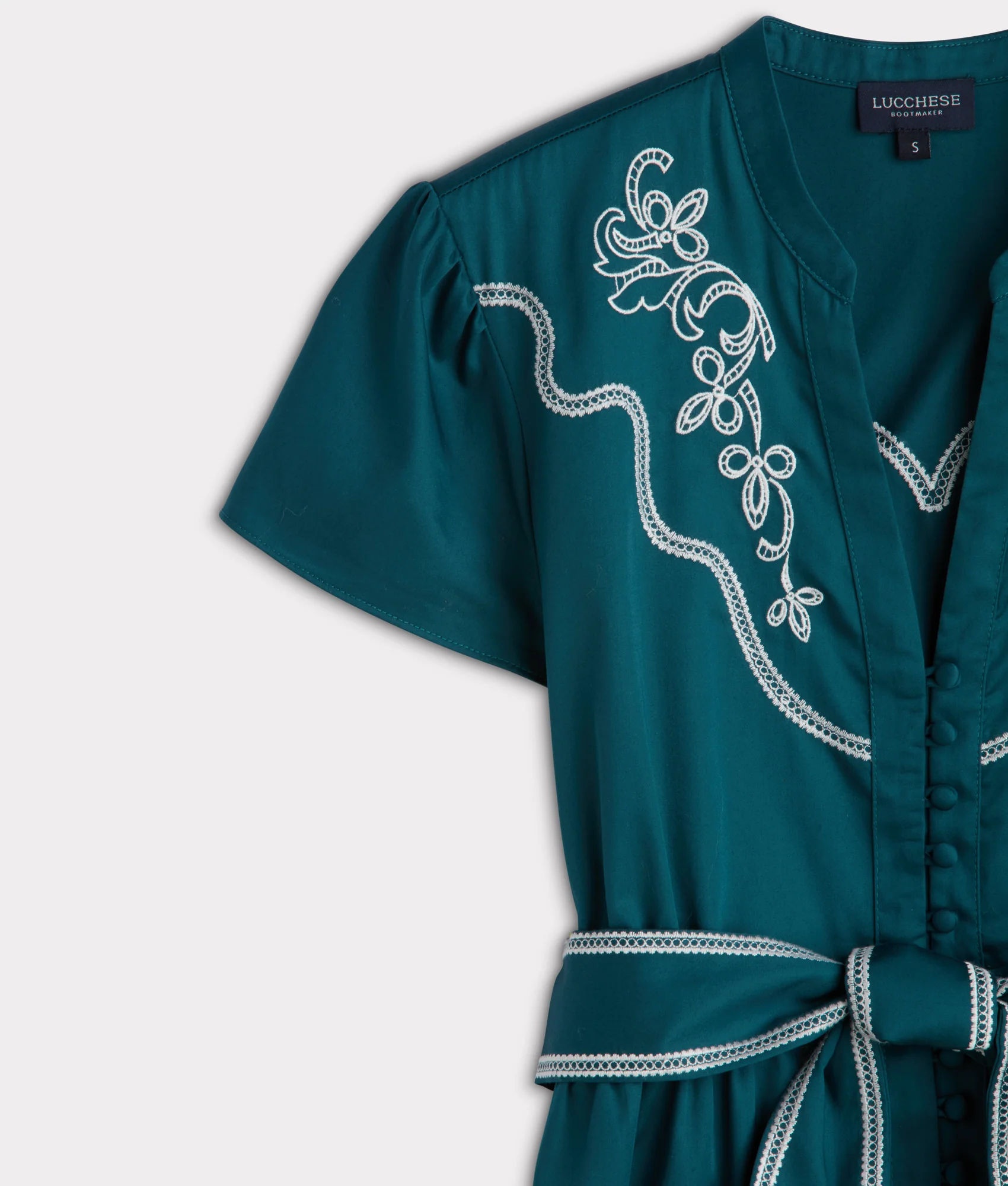 Cassidy Flutter Dress :: Ocean - Image 6
