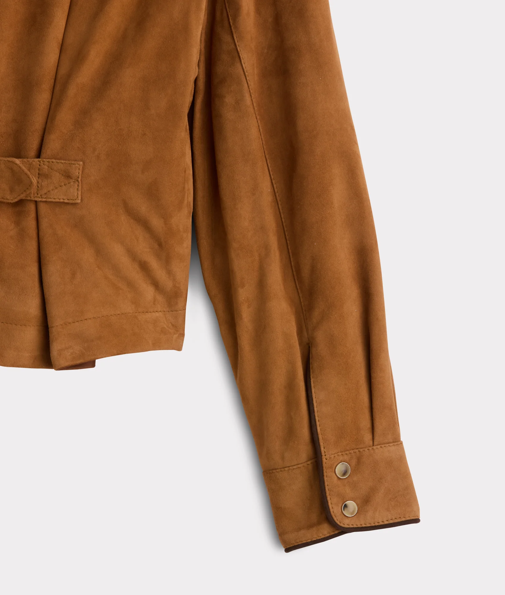 Grace Suede Shacket :: Camel - Image 11