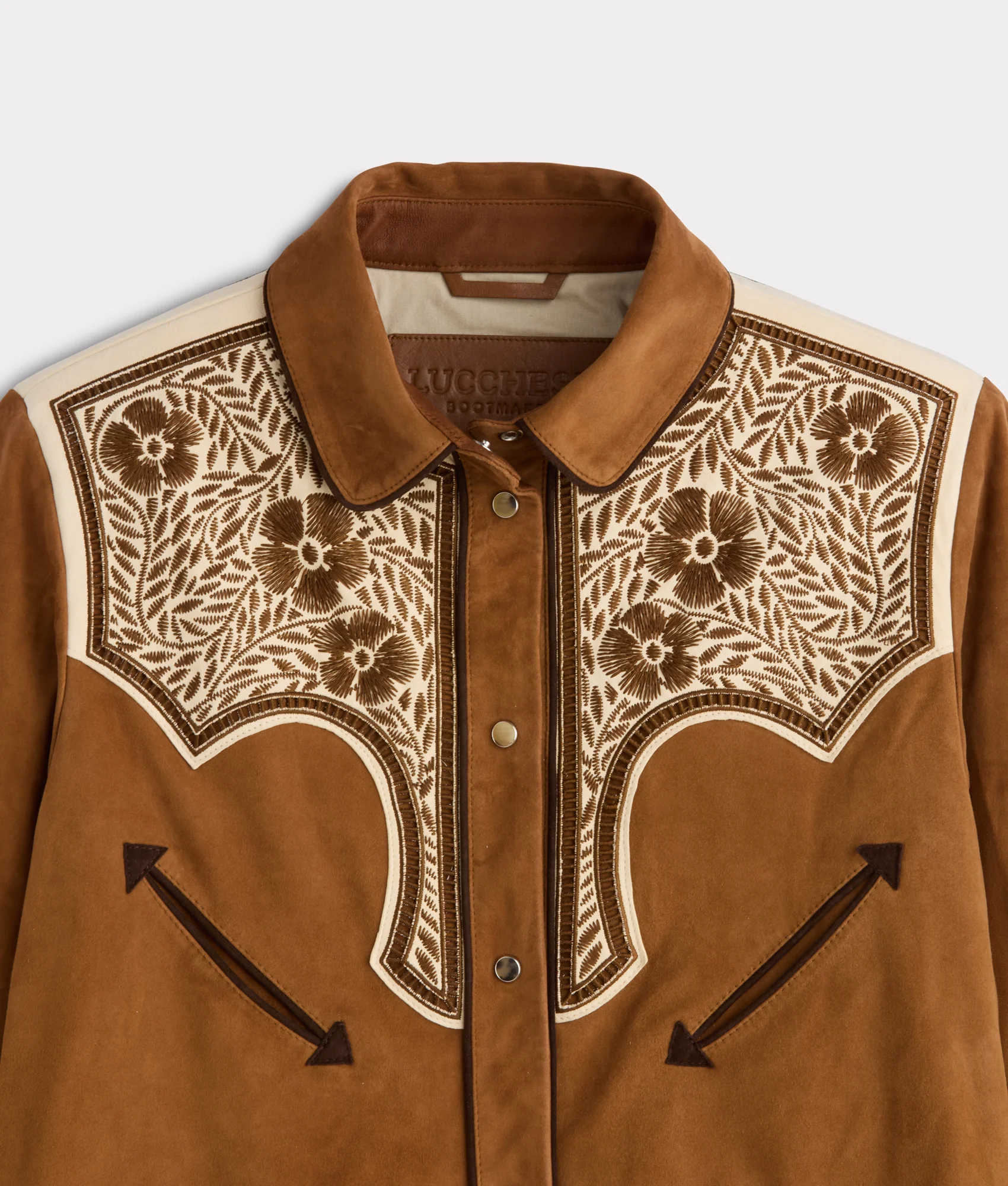 Grace Suede Shacket :: Camel - Image 12