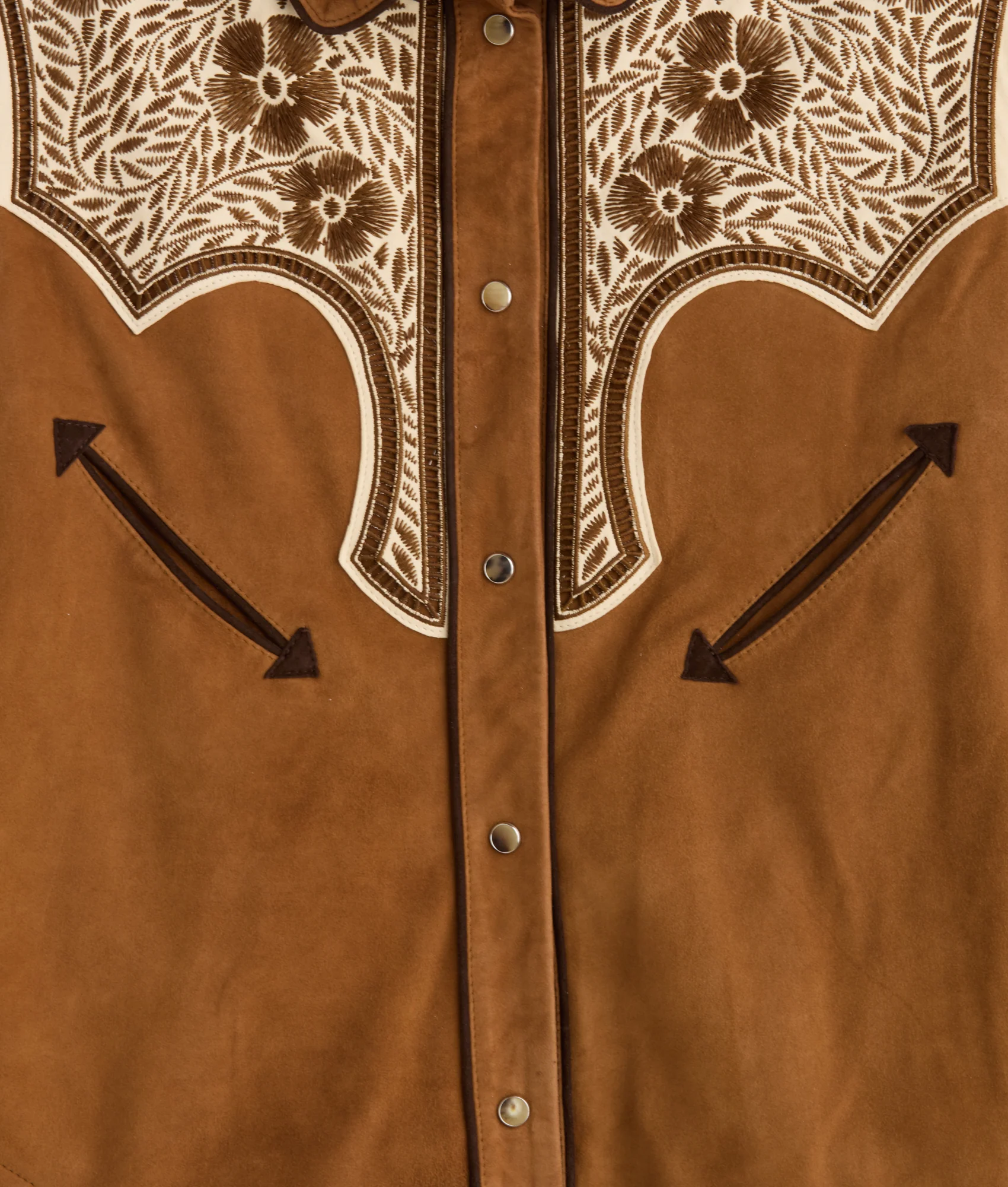Grace Suede Shacket :: Camel - Image 6