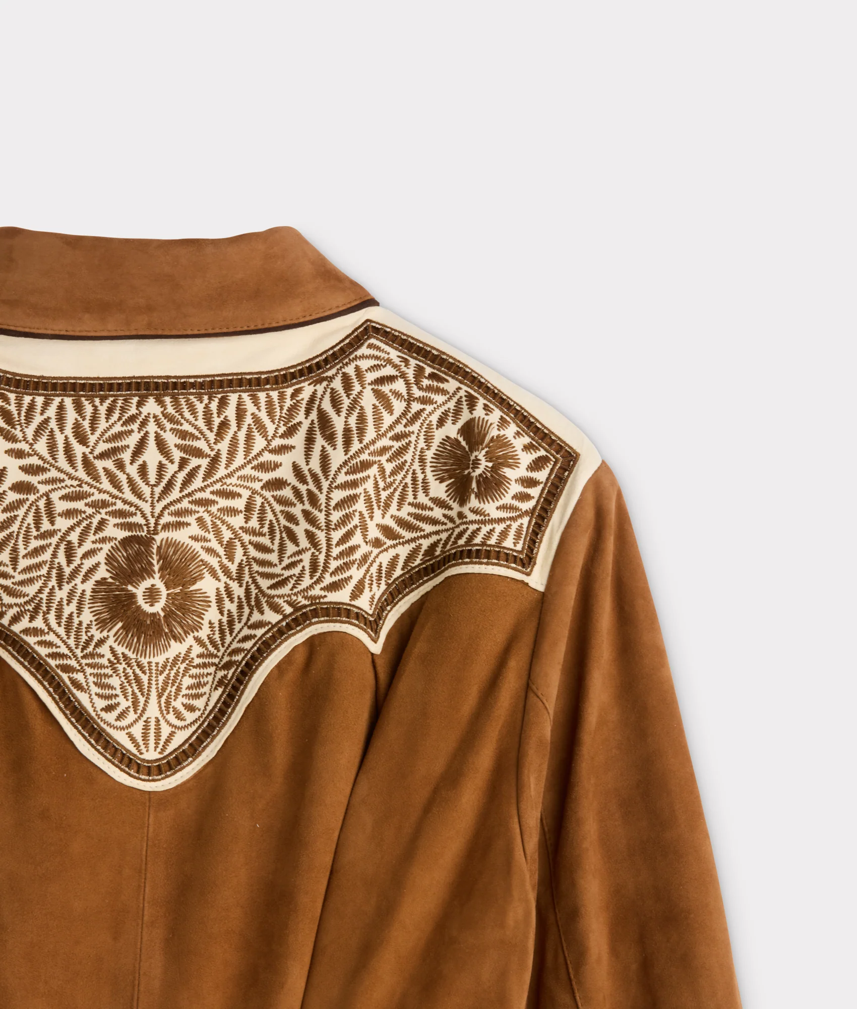 Grace Suede Shacket :: Camel - Image 8