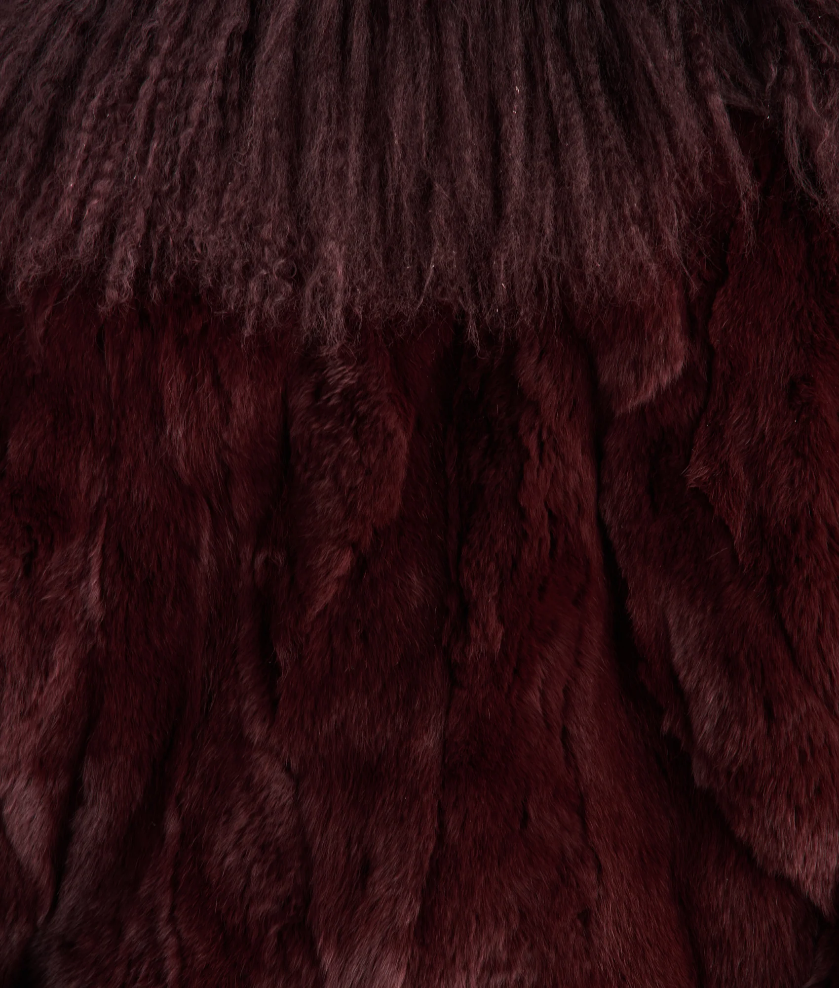 Melbourn Fur Jacket :: Black Cherry - Image 8