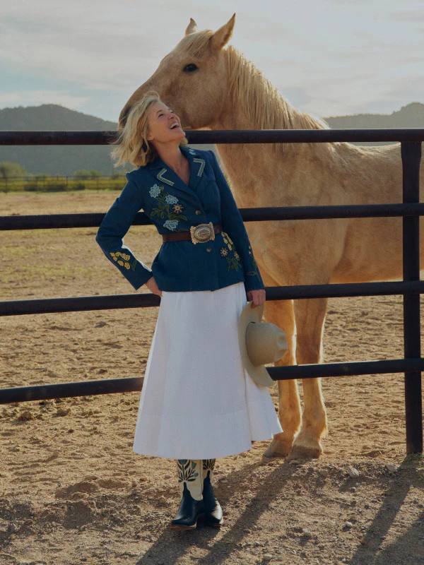 Lela Rose x Lucchese Heron :: Denim - Image 12