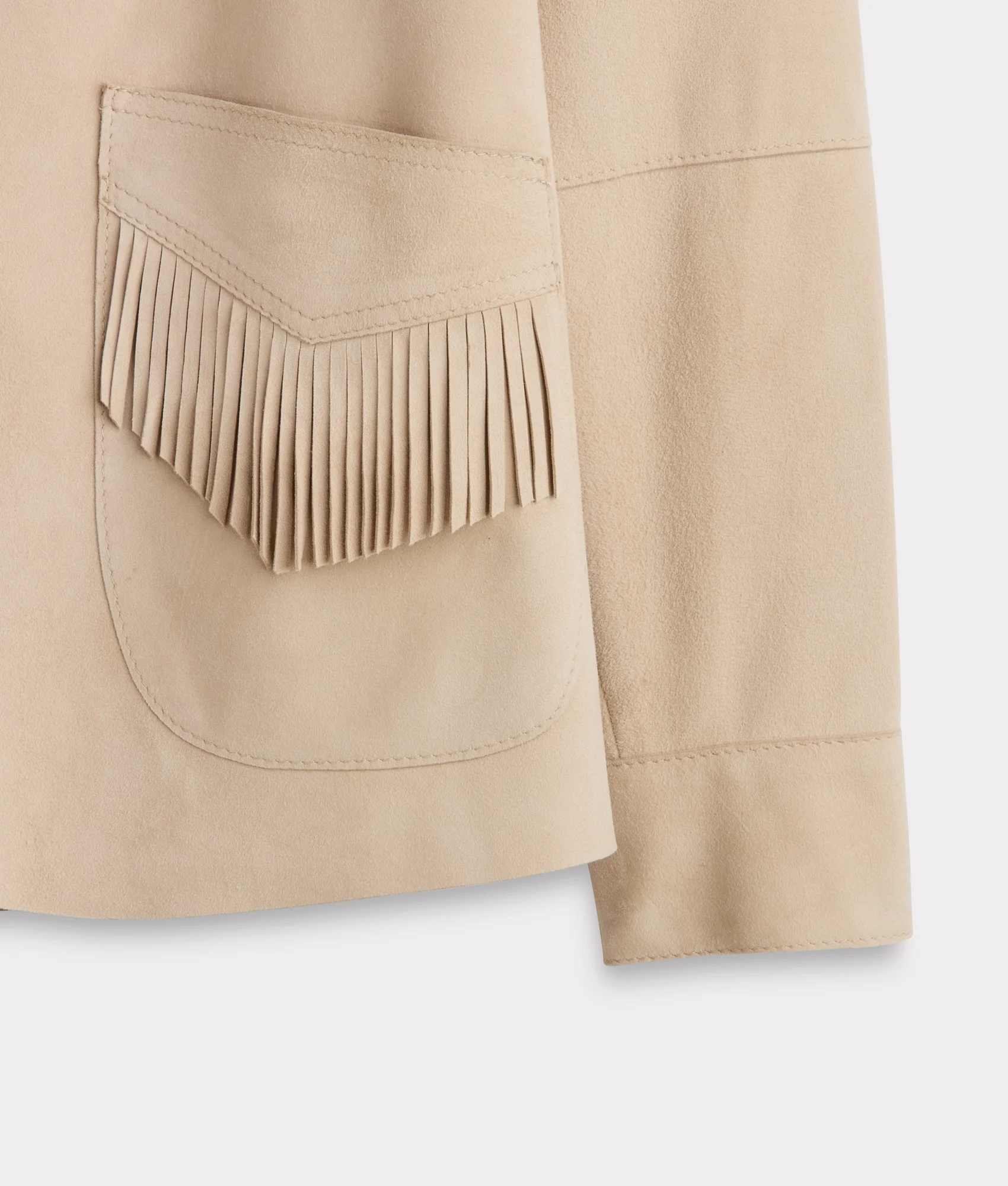 Olathe Fringe Jacket :: Sand - Image 6